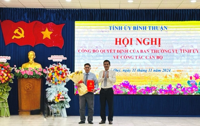 Bình Thuận: Phó Giám đốc Sở Tư pháp làm Bí thư huyện Phú Quý