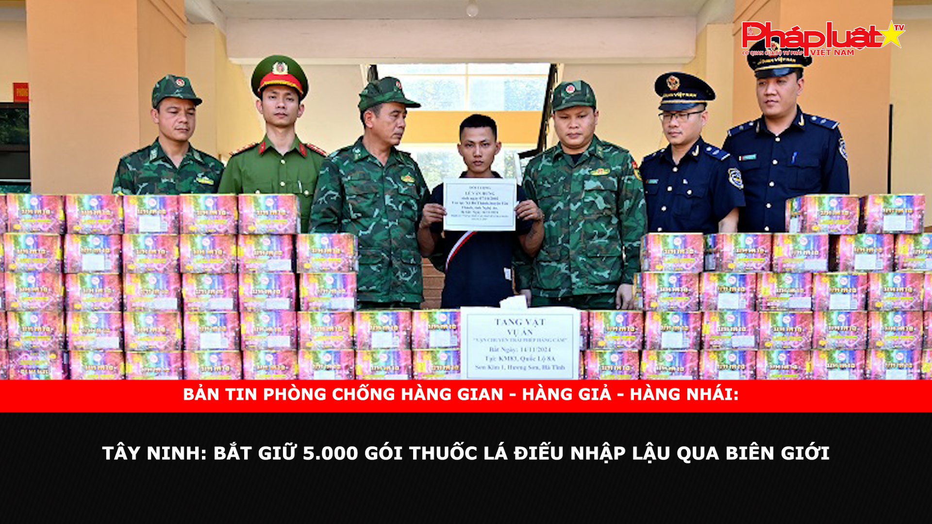 Bản tin chung tay cùng doanh nghiệp phòng chống Hàng gian- Hàng giả- Hàng nhái ngày 19/11/2024 - Hà Tĩnh: Bắt giữ đối tượng vận chuyển 212 kg pháo qua biên giới

