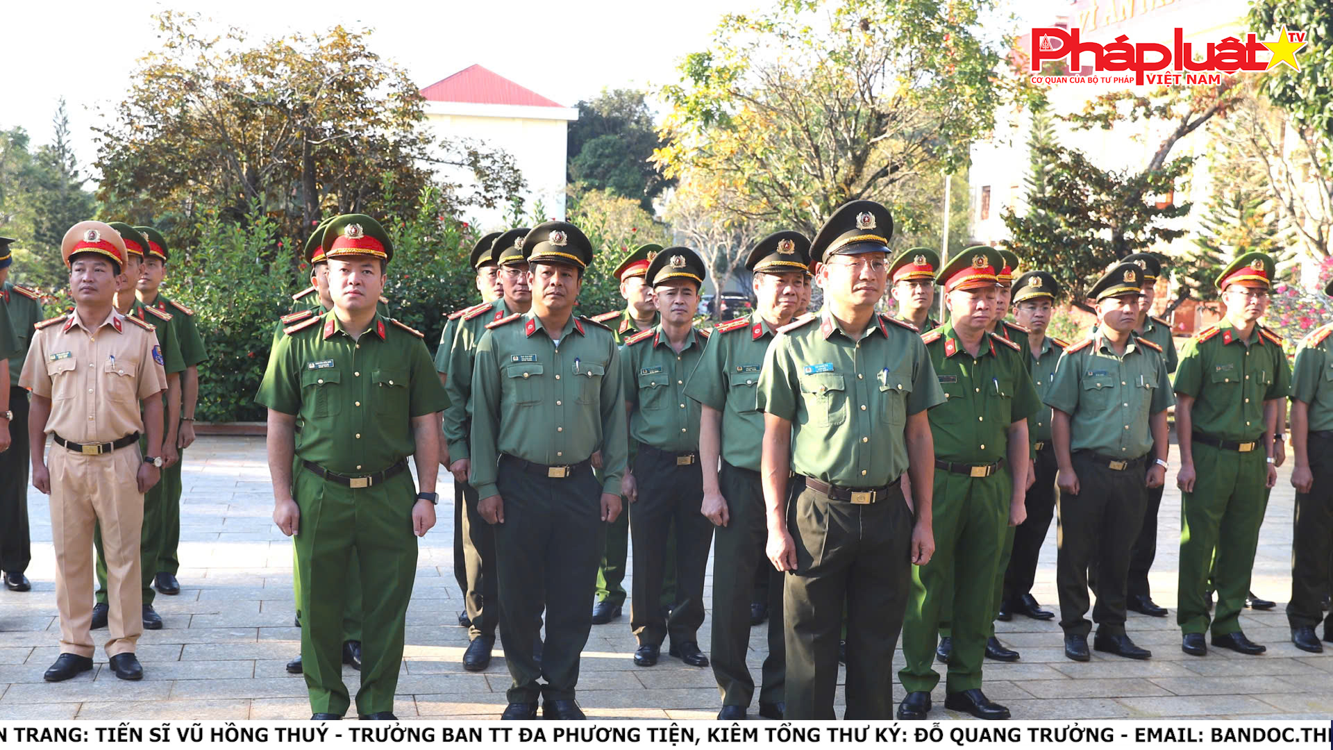 Công an tỉnh Đắk Nông báo công dâng Bác nhân kỷ niệm 95 năm Ngày thành lập Đảng Cộng sản Việt Nam

