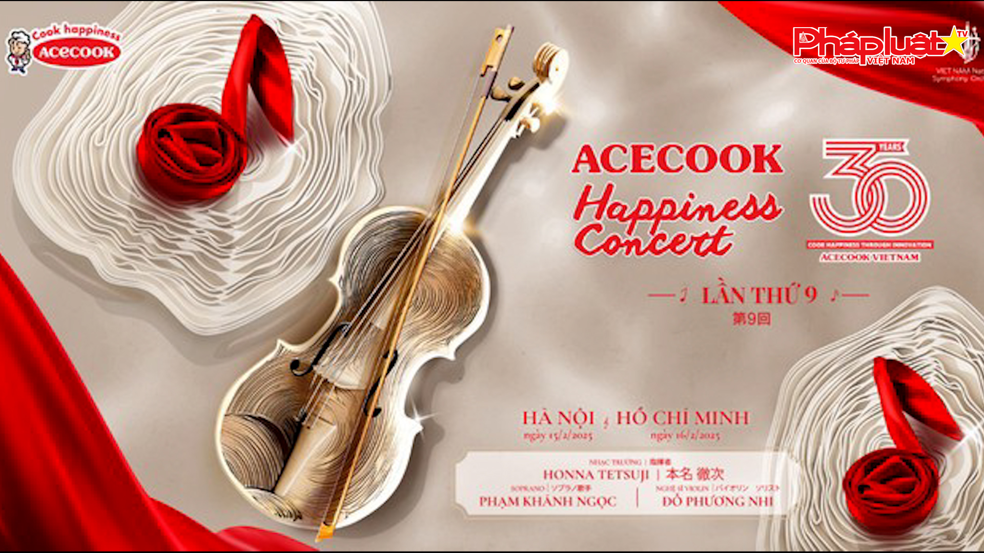 Acecook Happiness Concert 2025: Đánh dấu hành trình 9 năm với chủ đề 