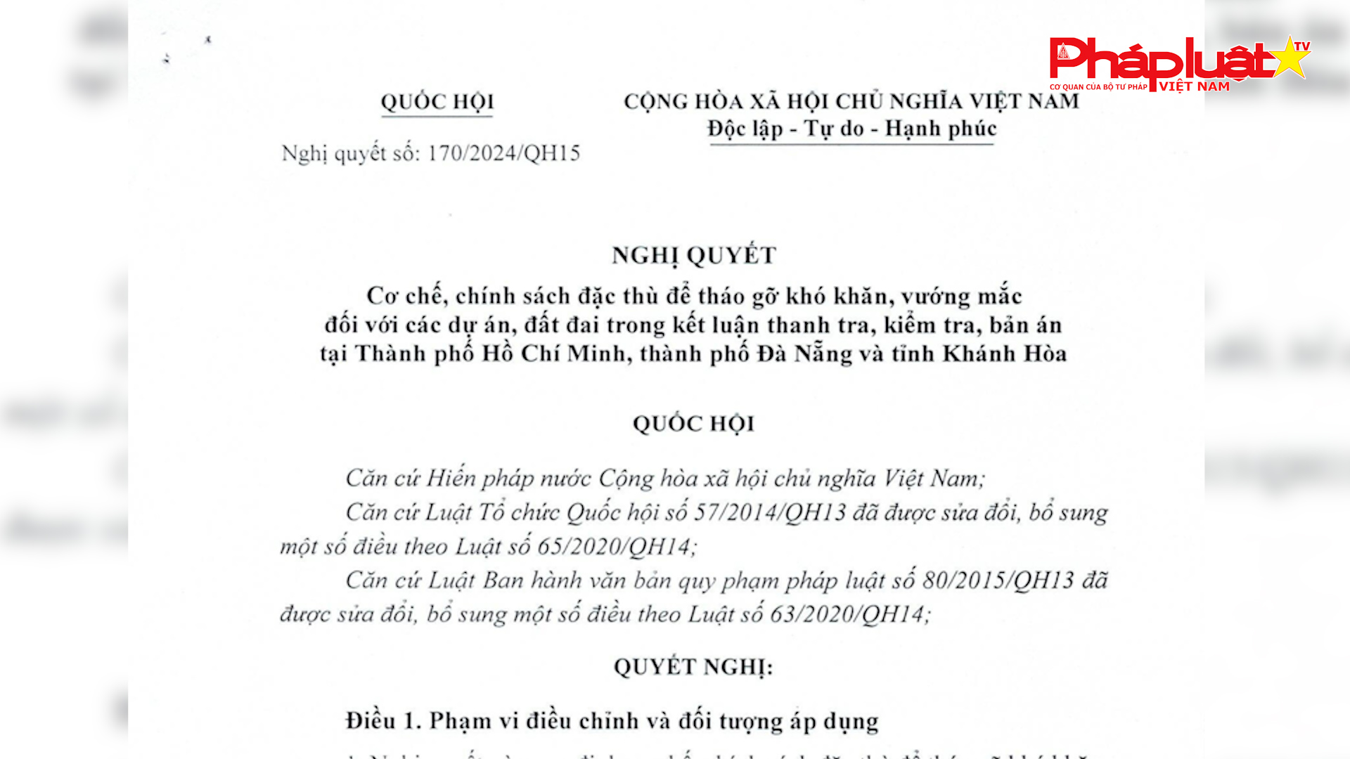 Tháo gỡ vướng mắc cho các dự án trong kết luận thanh tra, bản án

