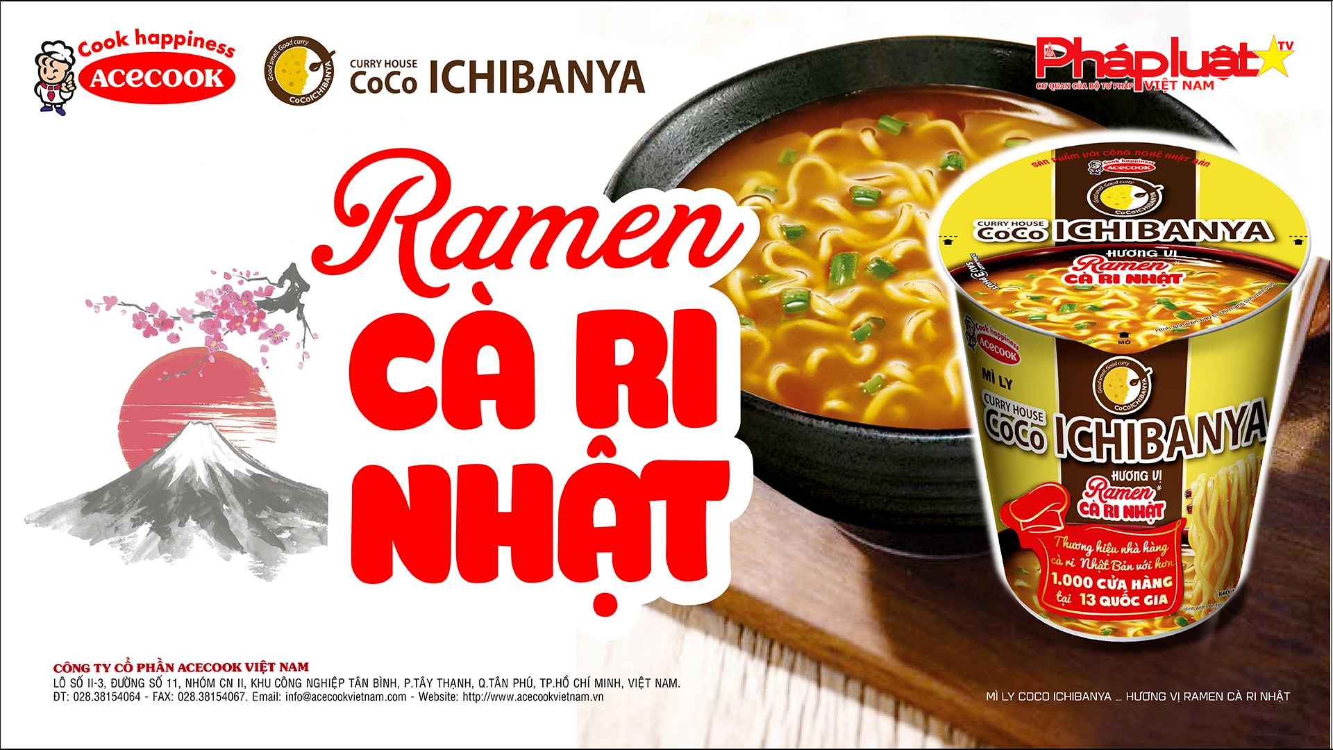 Acecook Việt Nam ra mắt sản phẩm Mì ly Curry House Coco Ichibanya - Ramen Cà Ri Nhật

