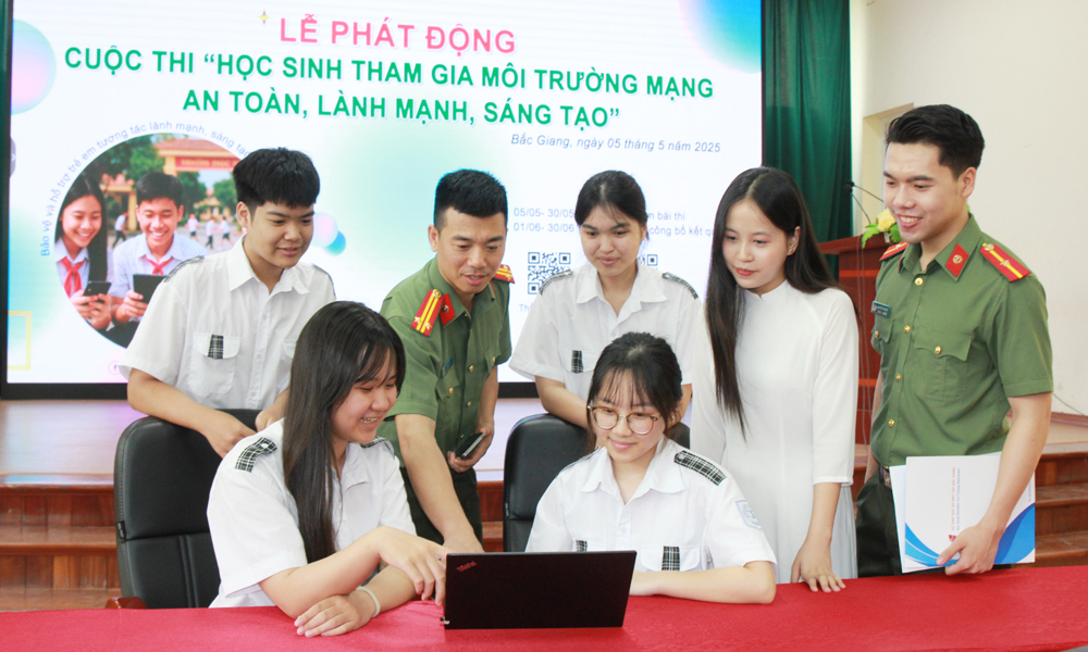 Tỉnh Bắc Giang phát động Cuộc thi “Học sinh tham gia môi trường mạng an toàn, lành mạnh, sáng tạo”