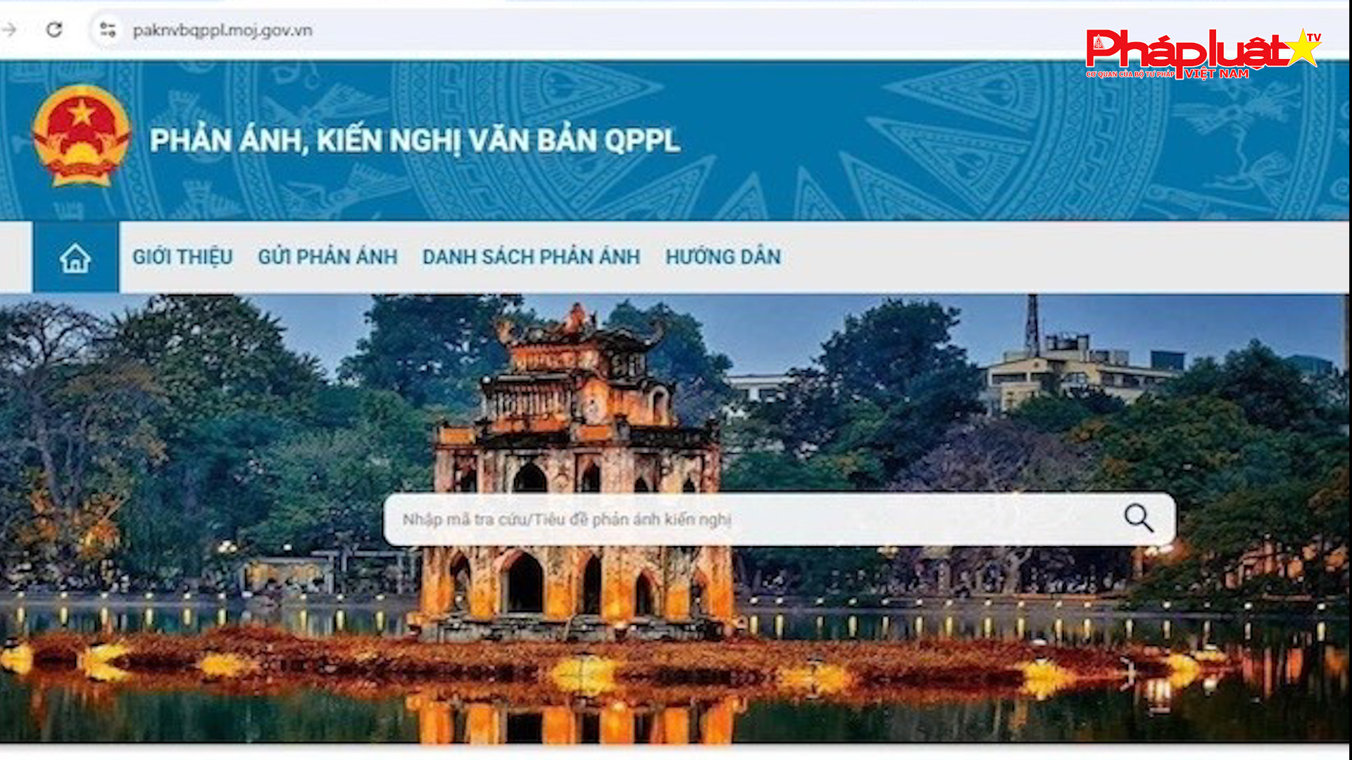 Bộ Tư pháp vận hành thử nghiệm Hệ thống tiếp nhận, xử lý phản ánh, kiến nghị về VBQPPL