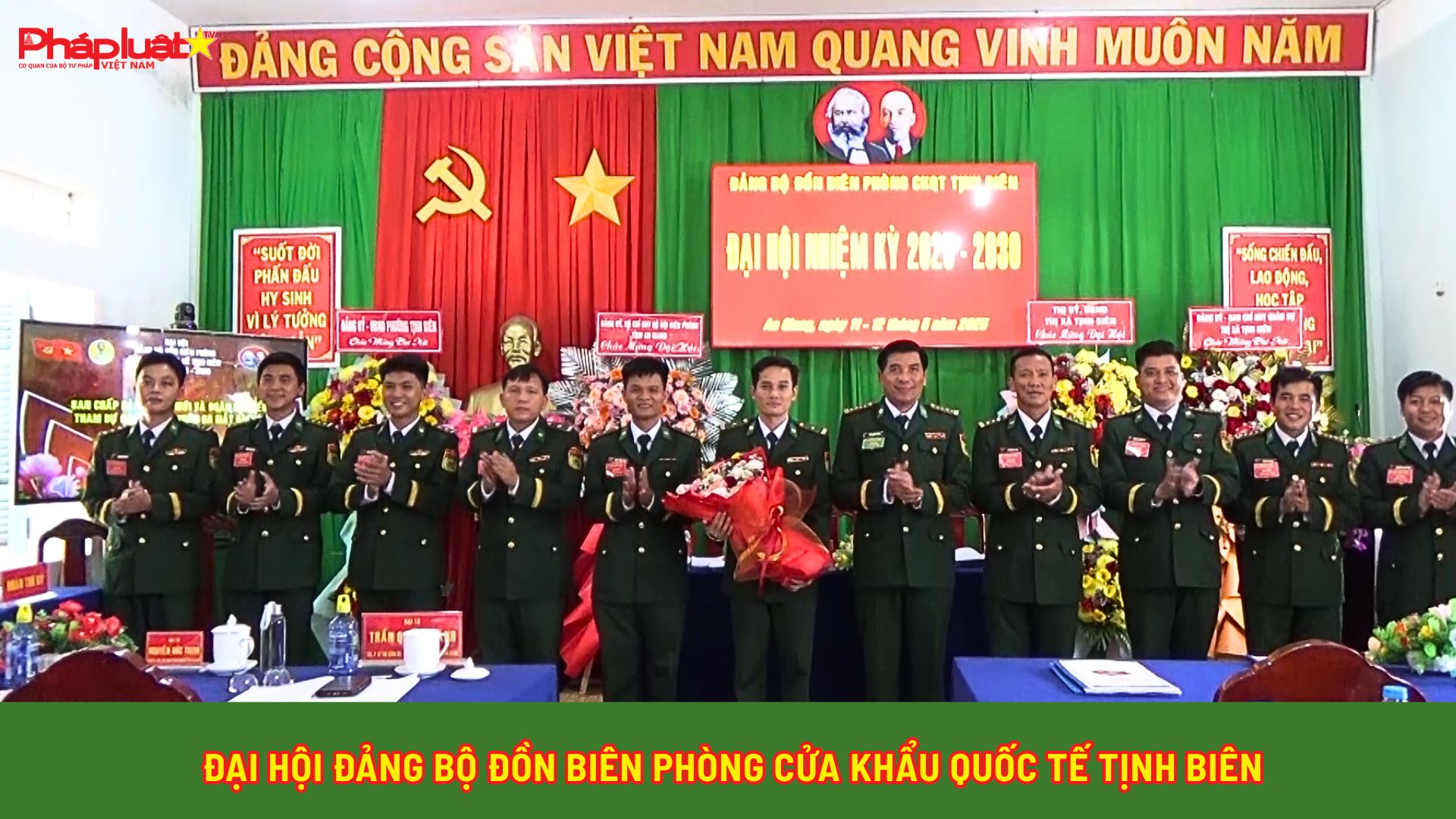 Đại hội Đảng bộ Đồn Biên phòng cửa khẩu quốc tế Tịnh Biên