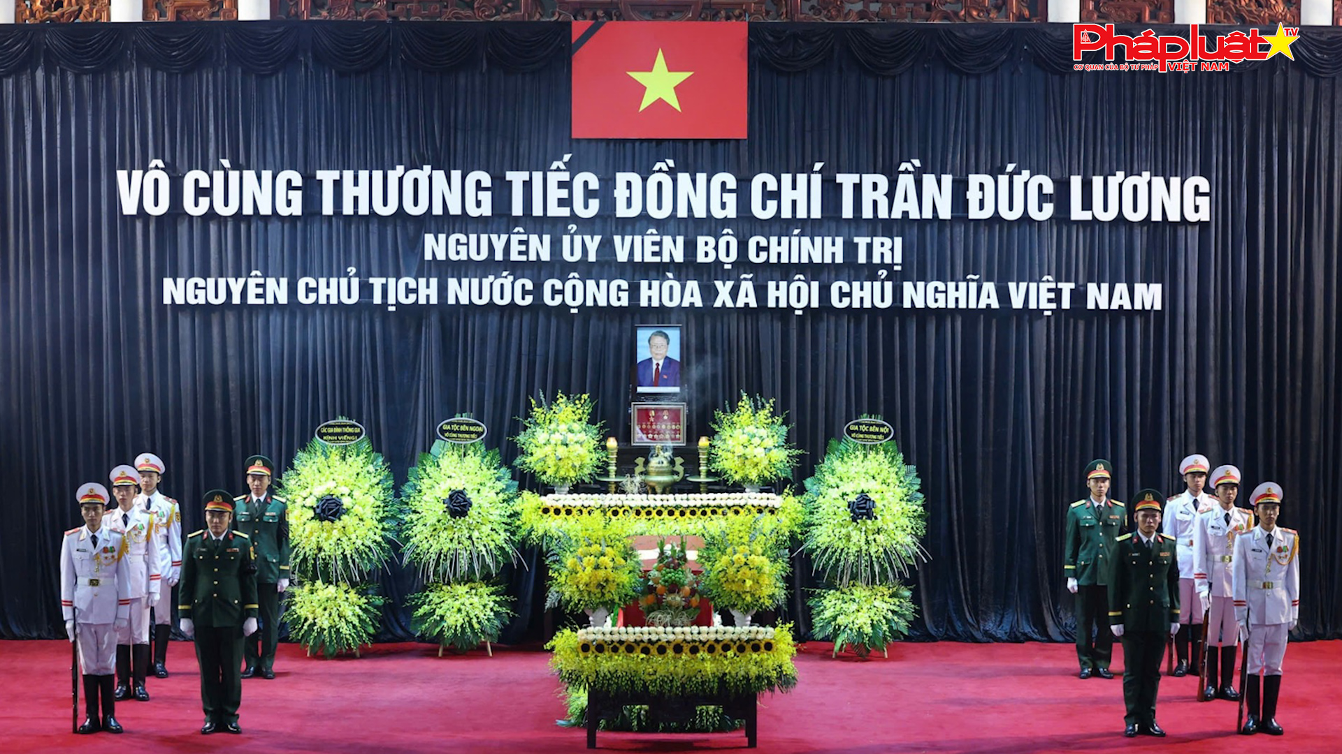 Cử hành trọng thể Lễ Quốc tang nguyên Chủ tịch nước Trần Đức Lương

