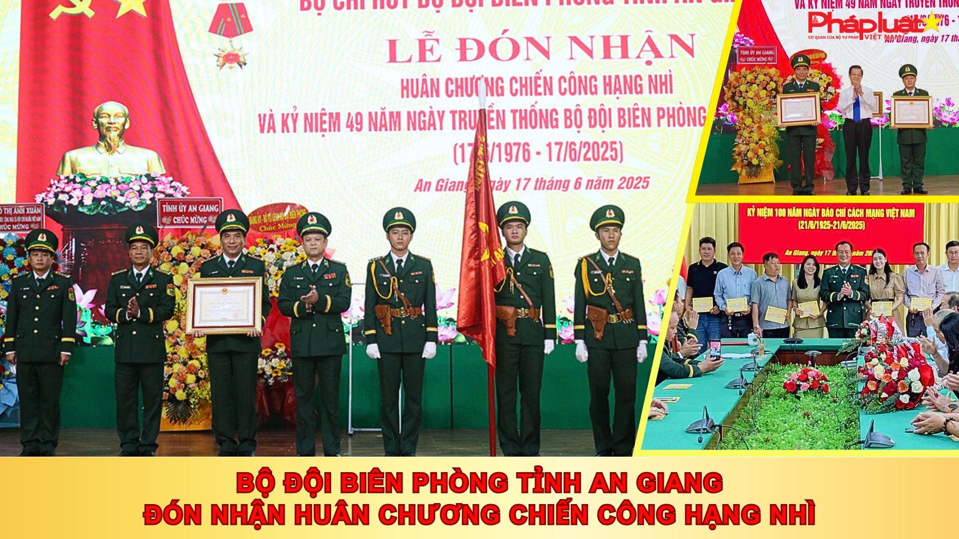 Bộ đội Biên phòng tỉnh An Giang đón nhận Huân chương Chiến công hạng Nhì
