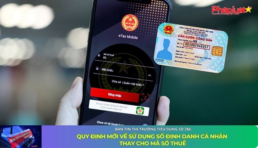 Bản tin Thị trường Tiêu dùng số 286: Quy định mới về sử dụng số định danh cá nhân thay cho mã số thuế