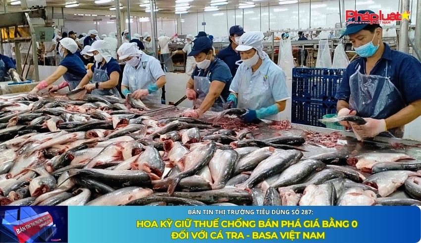Bản tin Thị trường Tiêu dùng số 287: Hoa Kỳ giữ thuế chống bán phá giá bằng 0 đối với cá tra - basa Việt Nam