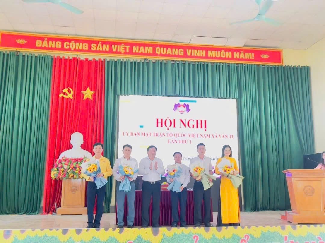 Phiên họp thứ nhất UBMTTQ Việt Nam xã Vân Tụ, nhiệm kỳ 2024–2029