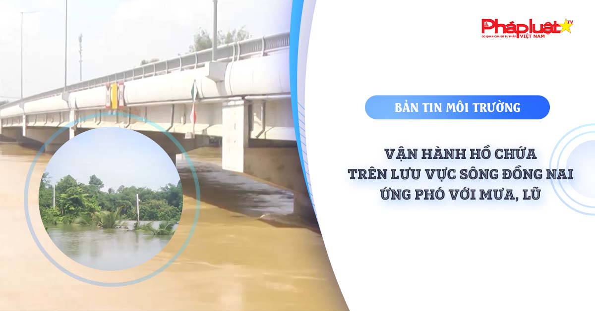 Bản tin Môi trường Pháp luật (ngày 27/7/2025): Vận hành hồ chứa trên lưu vực sông Đồng Nai ứng phó với mưa, lũ.

