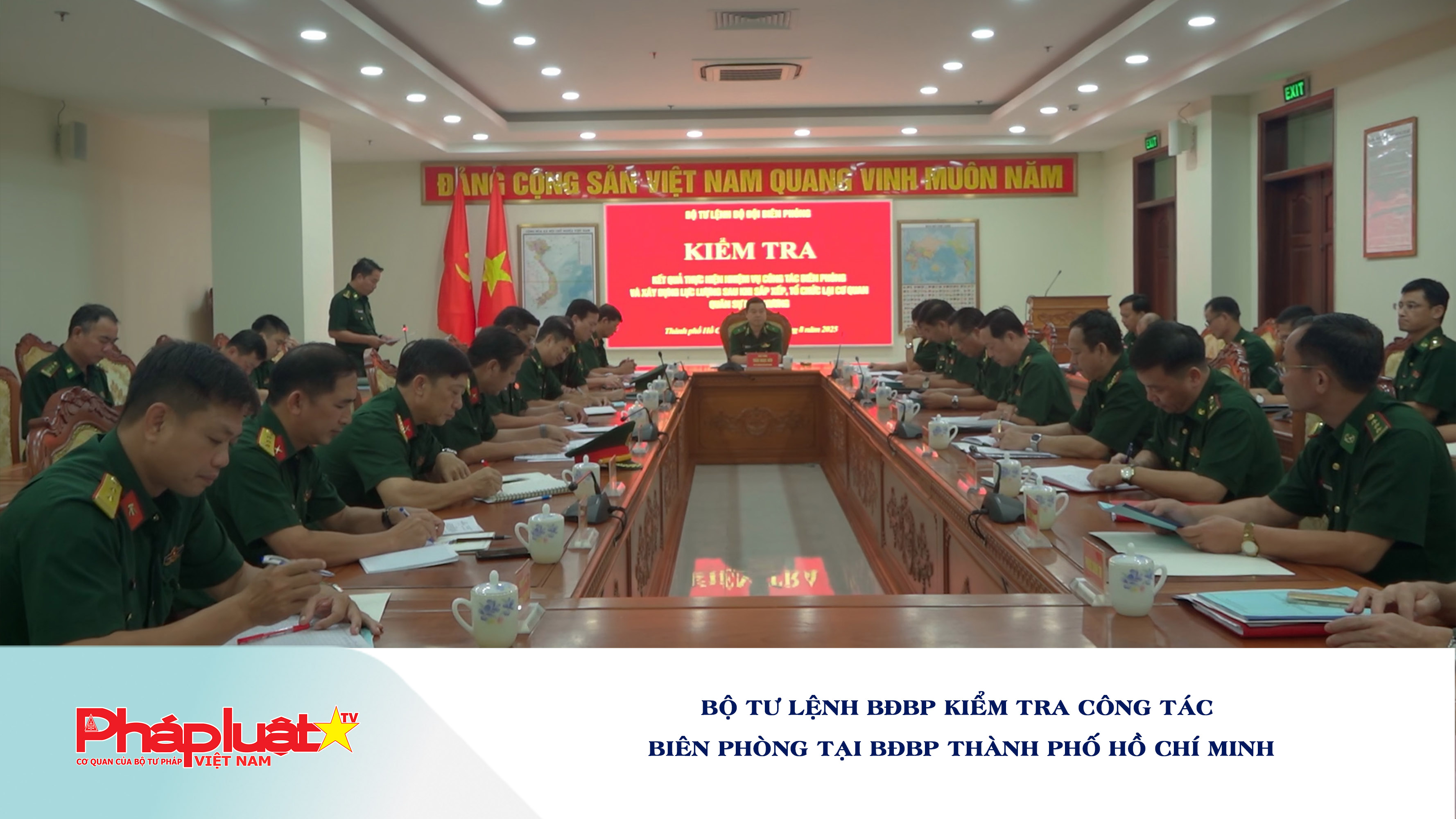 Bộ Tư lệnh BĐBP kiểm công tác Biên phòng tại BĐBP Thành phố Hồ Chí Minh
