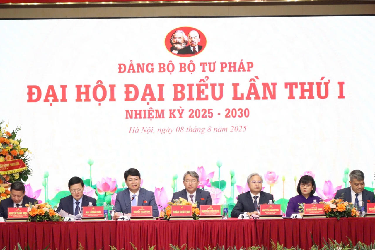 Đại hội Đảng bộ Bộ Tư pháp lần thứ I, nhiệm kỳ 2025-2030: Hoàn tất công tác chuẩn bị trong phiên trù bị, sẵn sàng cho phiên chính thức