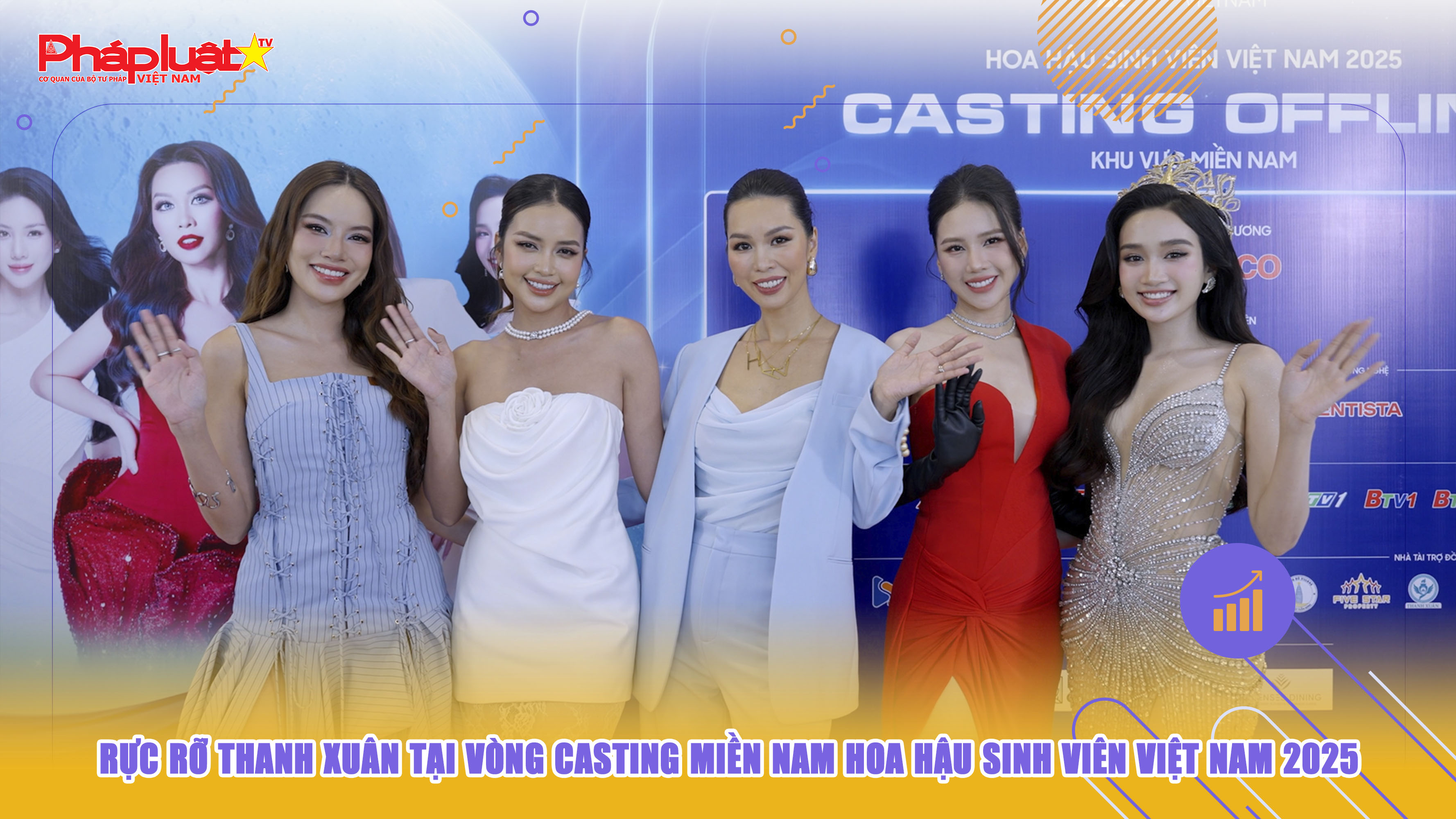 Rực rỡ thanh xuân tại vòng casting miền Nam Hoa hậu Sinh viên Việt Nam 2025