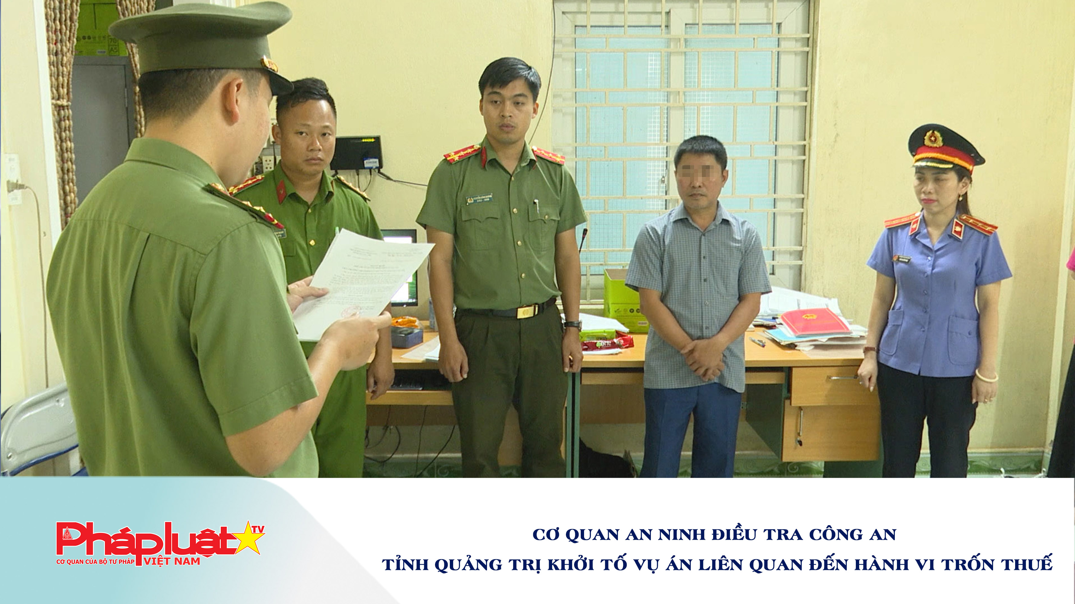 Cơ quan An ninh điều tra Công an tỉnh Quảng Trị khởi tố vụ án liên quan đến hành vi trốn thuế