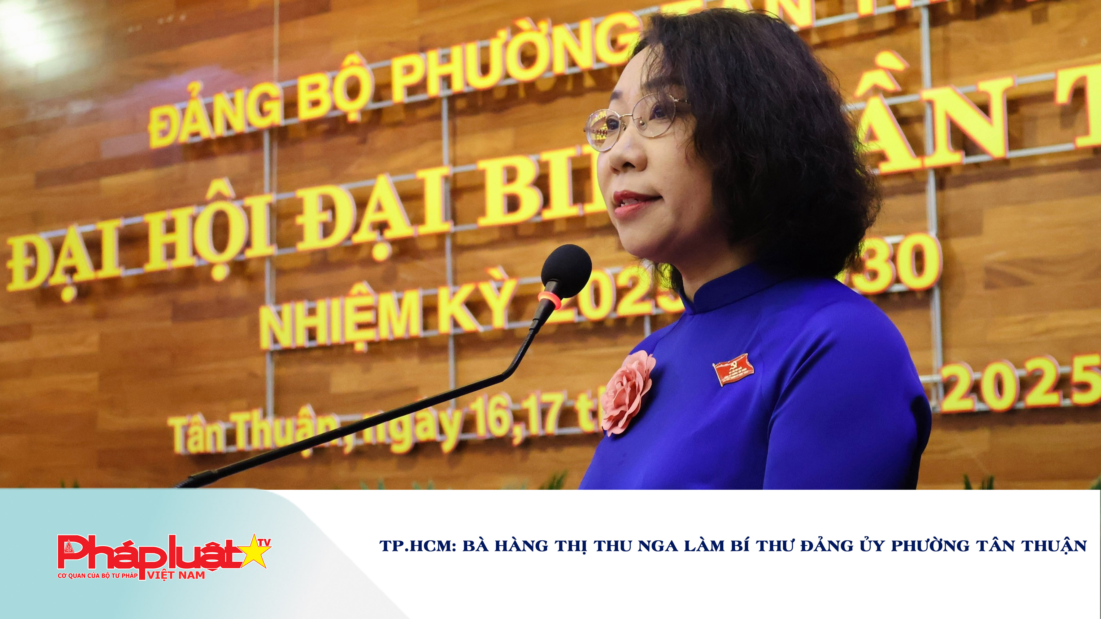 TP.HCM: Bà Hàng Thị Thu Nga làm Bí thư Đảng ủy phường Tân Thuận