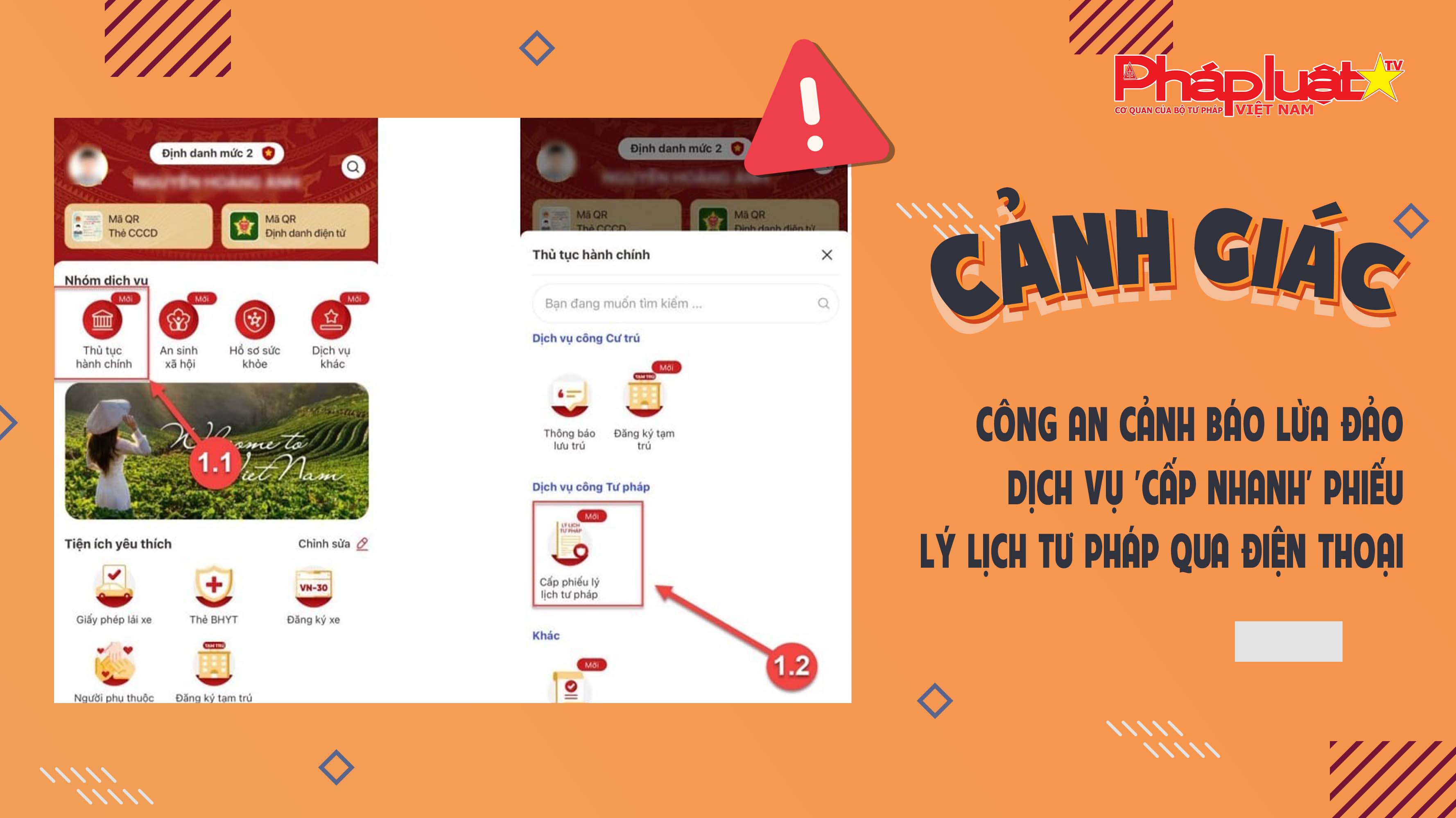 Bản tin cảnh giác ngày 19/8/2025: Công an cảnh báo lừa đảo dịch vụ 'cấp nhanh' phiếu lý lịch tư pháp qua điện thoại

