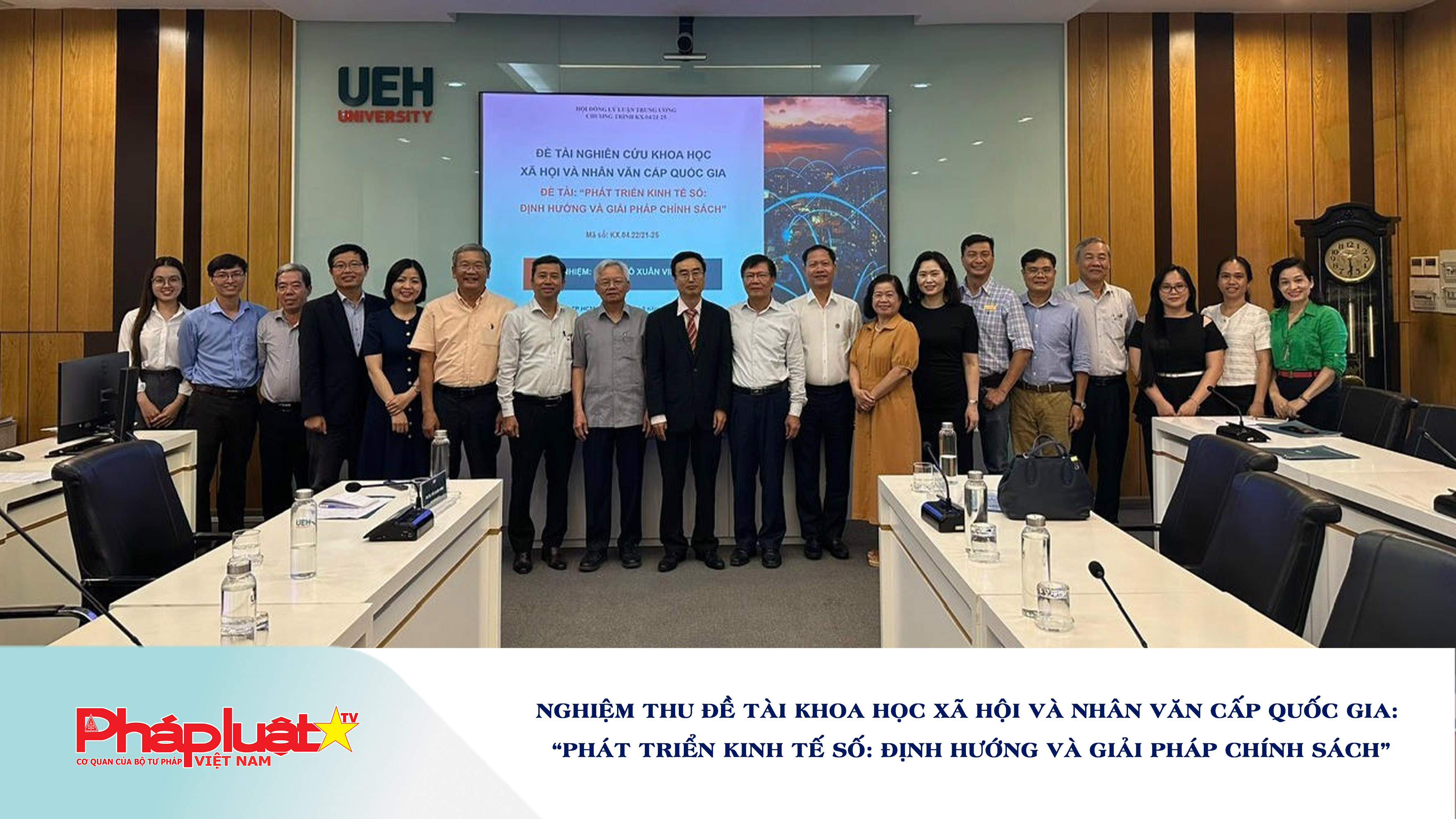 Nghiệm thu đề tài khoa học xã hội và nhân văn cấp quốc gia: “Phát triển Kinh tế số: Định hướng và giải pháp chính sách”