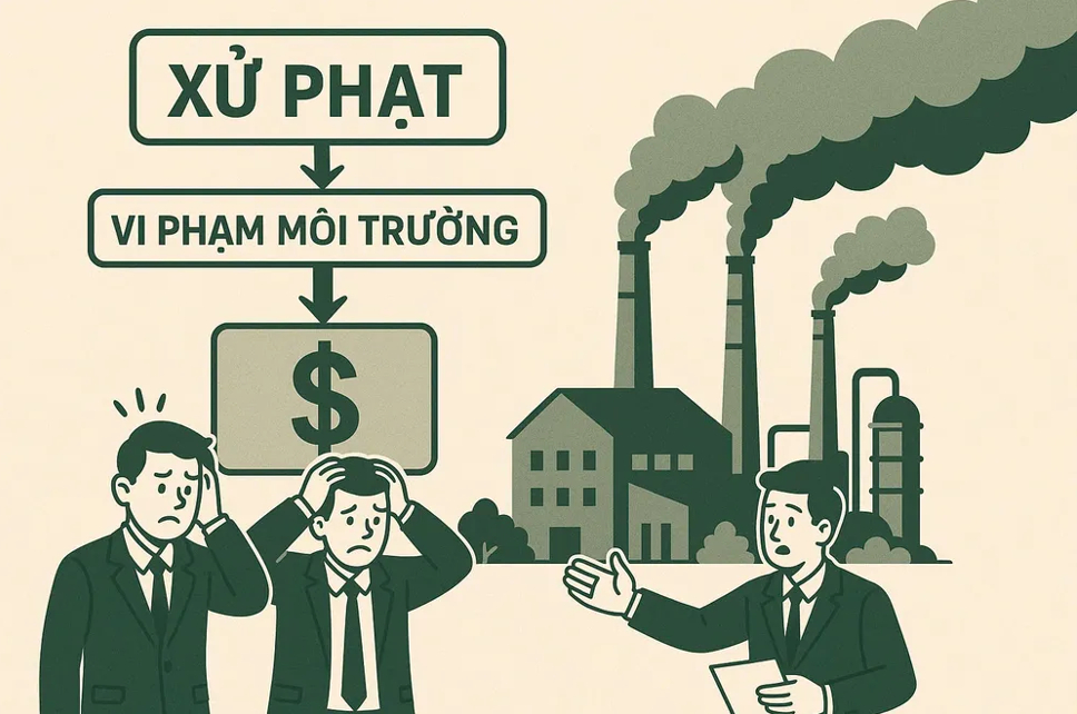 Hà Nội: 5 doanh nghiệp bị xử phạt vì không có giấy phép môi trường