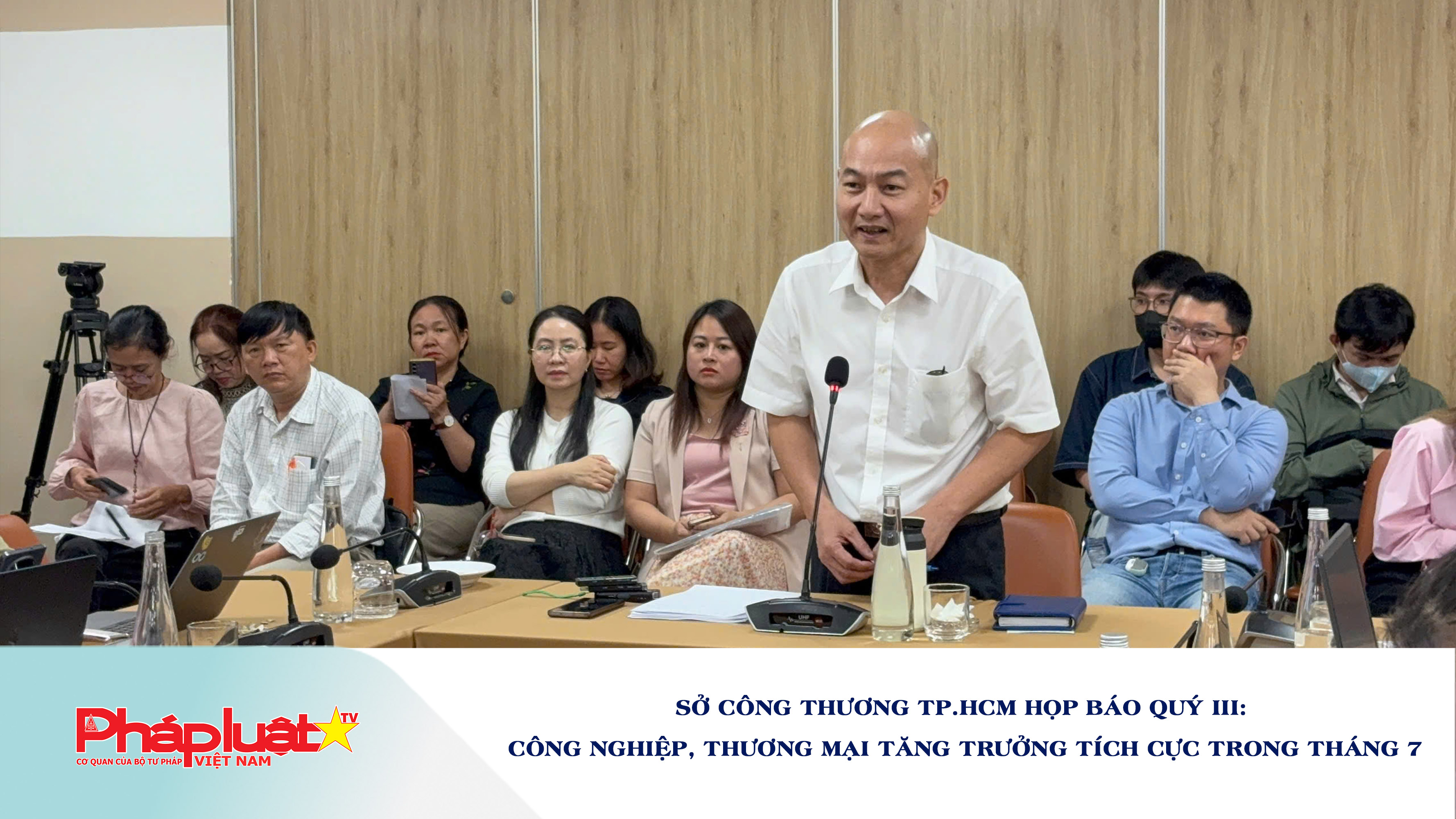 Sở Công Thương Tp.HCM họp báo quý III: Công nghiệp, thương mại tăng trưởng tích cực trong tháng 7