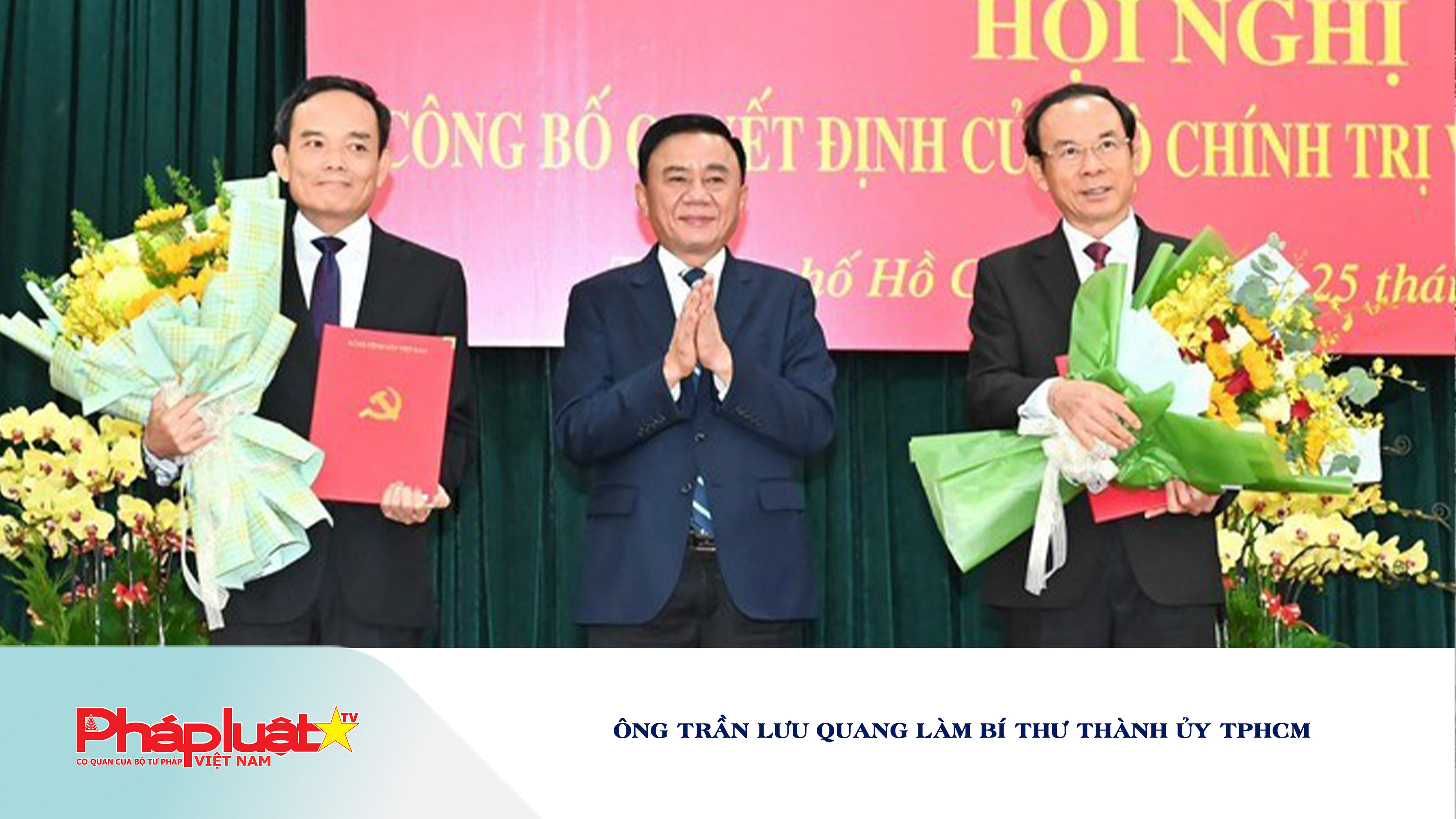 Ông Trần Lưu Quang làm Bí thư Thành ủy TPHCM