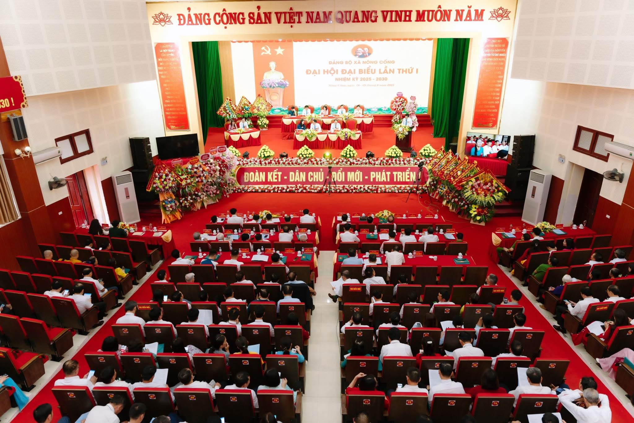 Thanh Hóa: Nhiều xã, phường tổ chức thành công Đại hội lần thứ I, nhiệm kỳ 2025-2030
