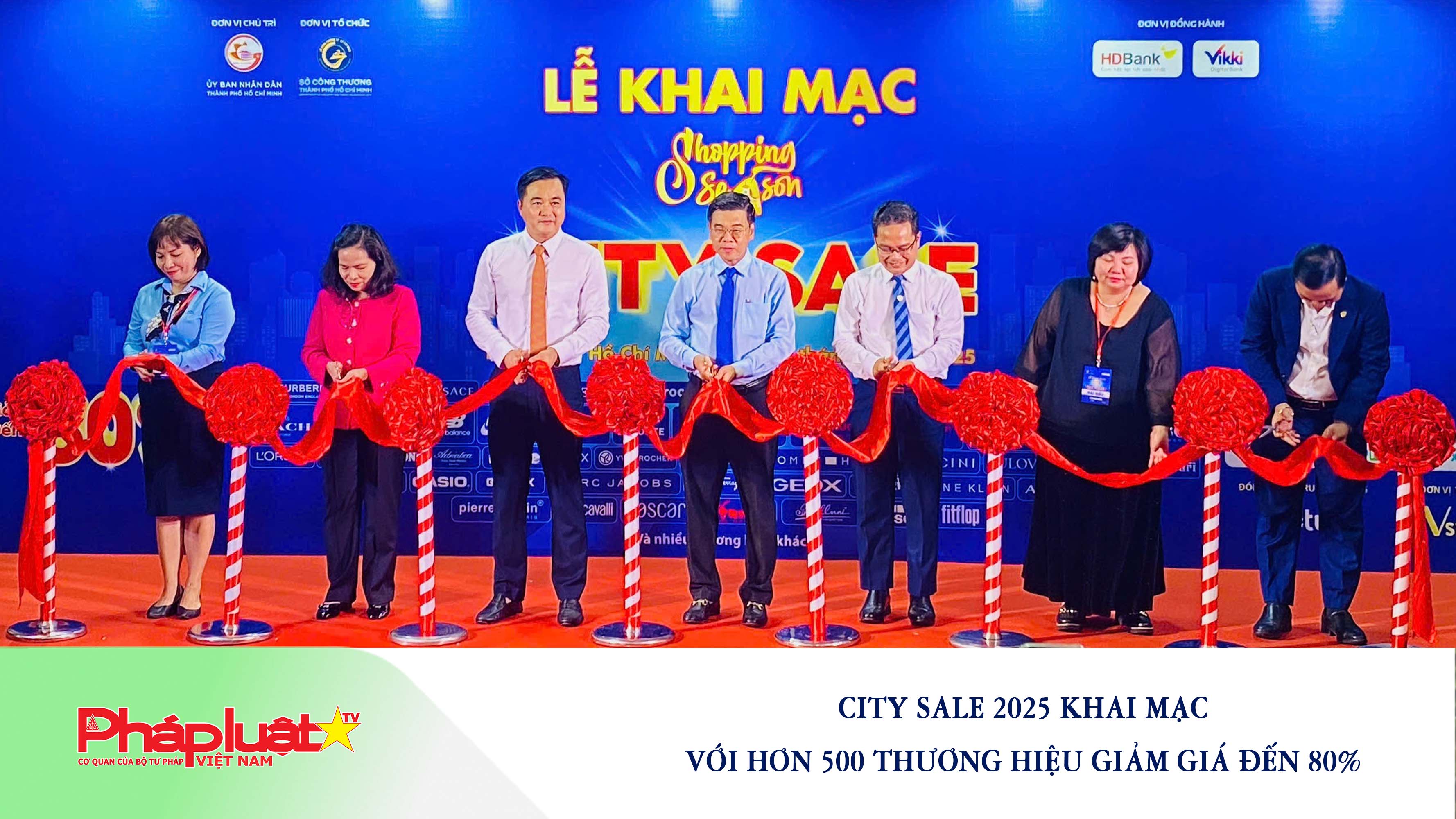 City Sale 2025 khai mạc với hơn 500 thương hiệu giảm giá đến 80%

