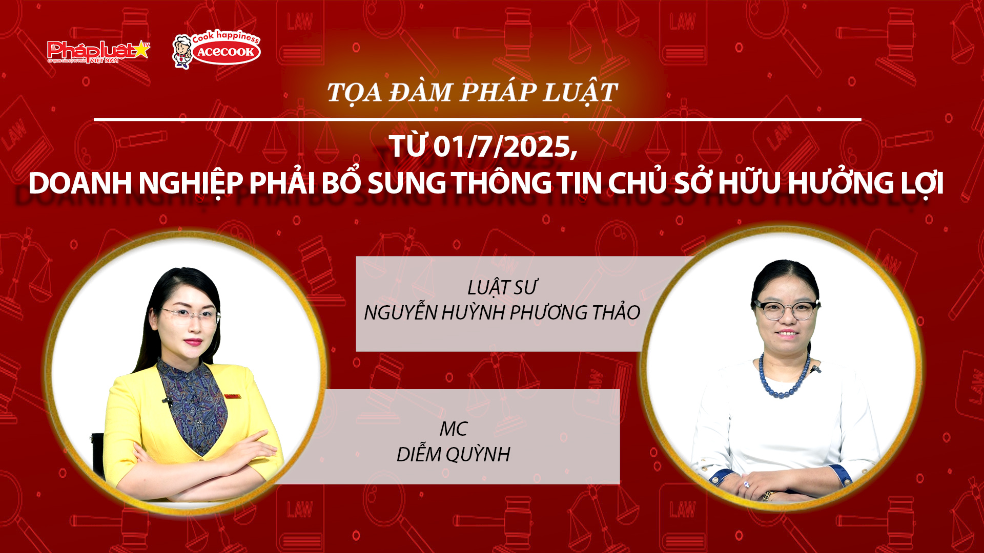 Tọa đàm Pháp Luật Trực Tuyến: Từ 01/7/2025, doanh nghiệp phải bổ sung thông tin chủ sở hữu hưởng lợi 
