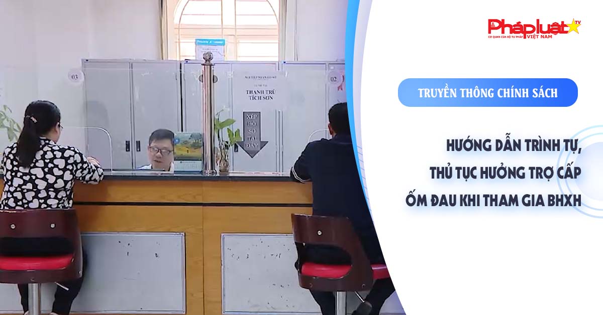 Bản tin Truyền thông chính sách (ngày 12/9/2025): Hướng dẫn trình tự, thủ tục hưởng trợ cấp ốm đau khi tham gia BHXH

