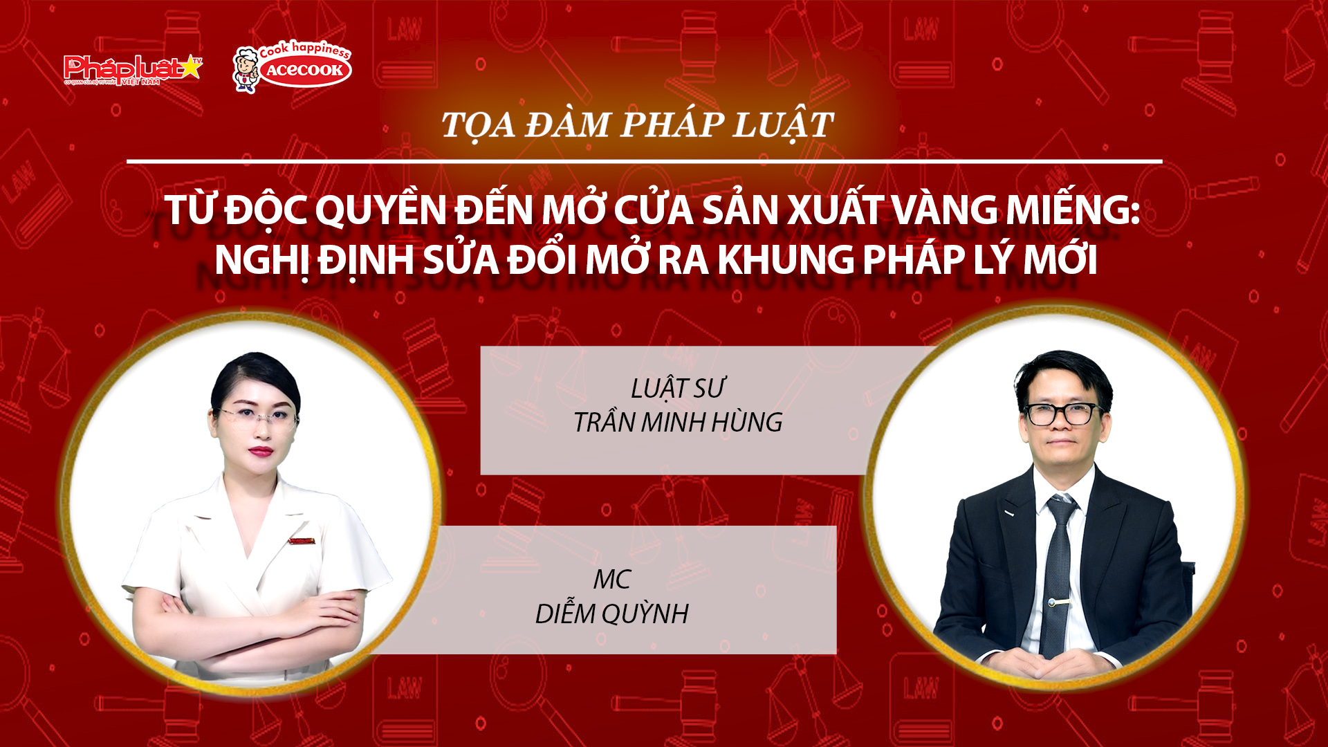 Tọa đàm Pháp Luật Trực Tuyến: Từ độc quyền đến mở cửa sản xuất vàng miếng: Nghị định sửa đổi mở ra khung pháp lý mới
