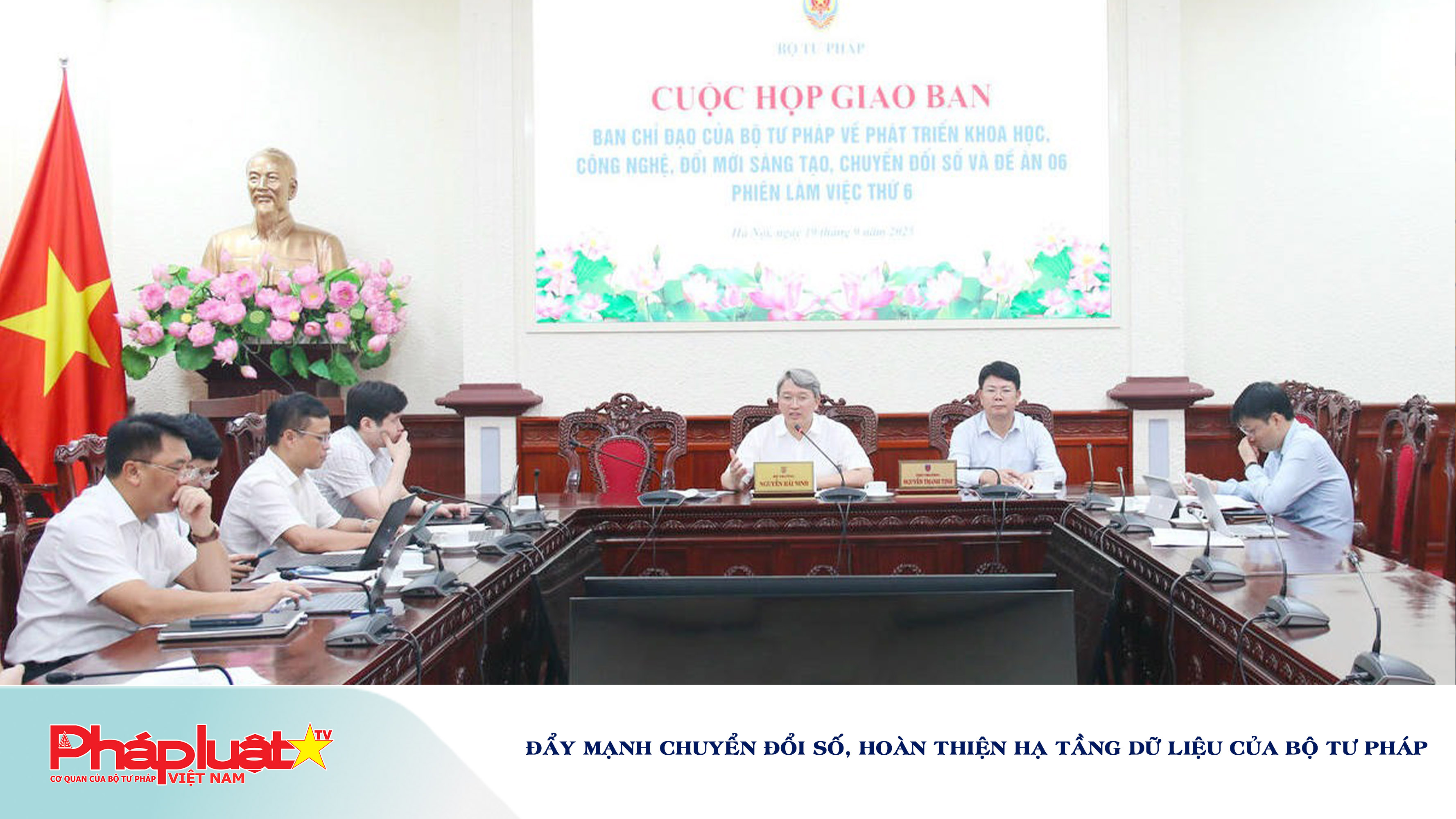 Đẩy mạnh chuyển đổi số, hoàn thiện hạ tầng dữ liệu của Bộ Tư pháp