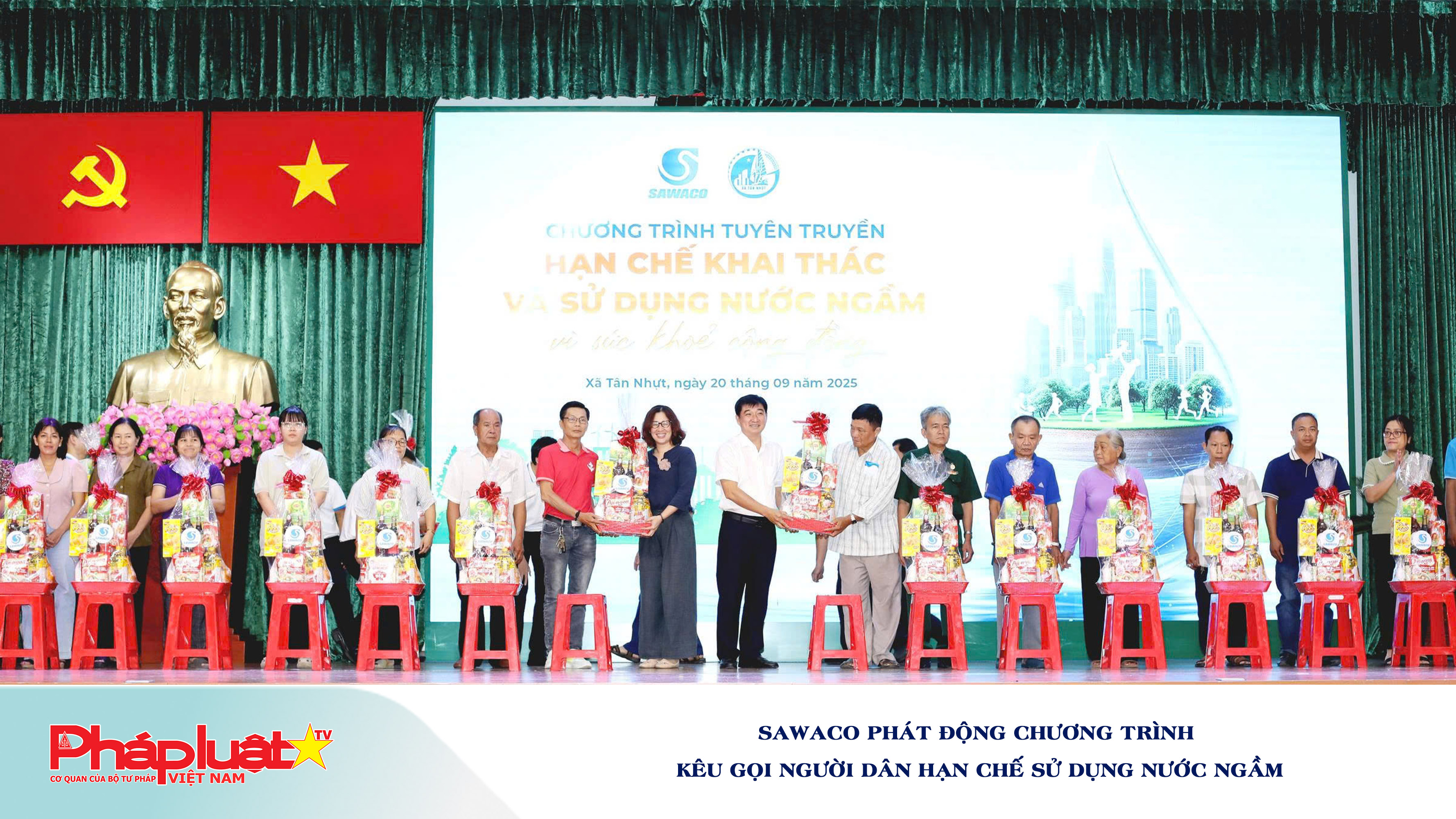 SAWACO phát động chương trình kêu gọi người dân hạn chế sử dụng nước ngầm