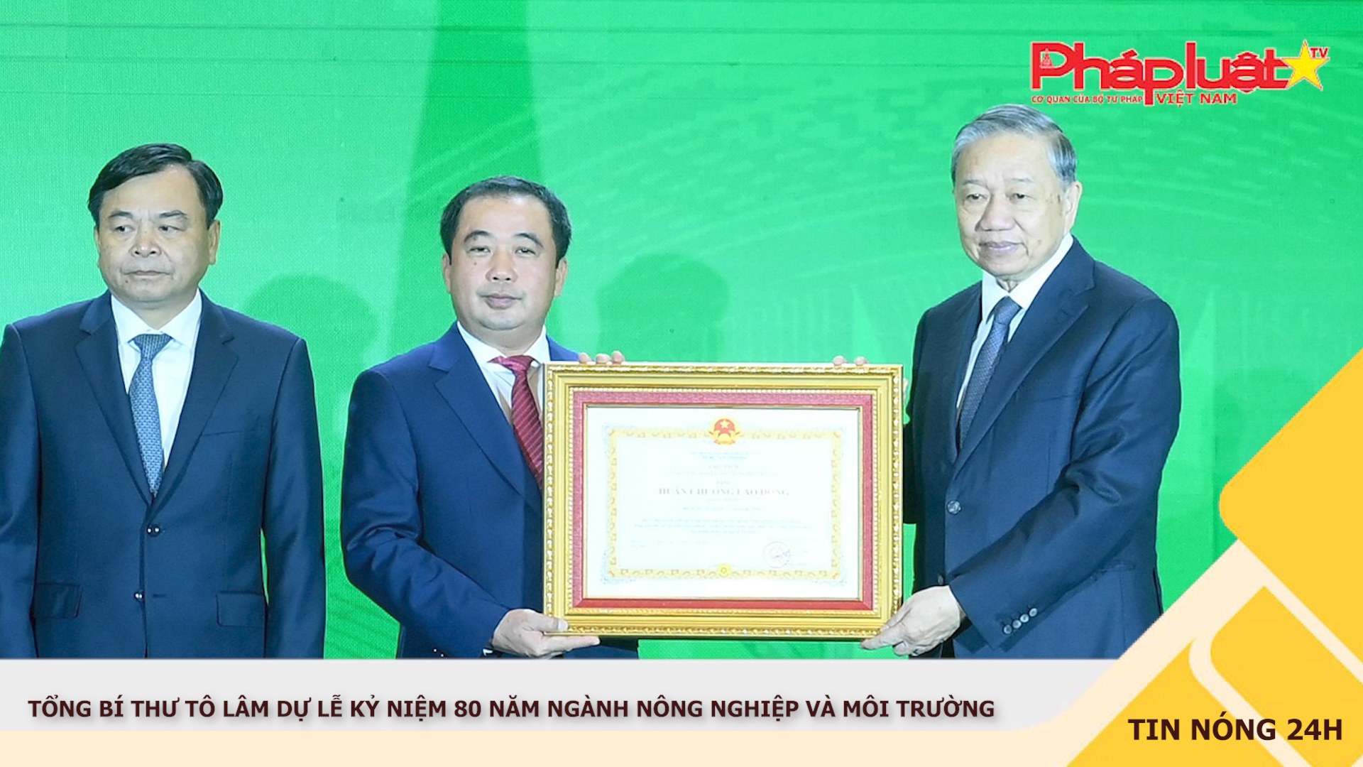 Tin nóng 24h (ngày 12/11/2025): Tổng Bí thư Tô Lâm dự Lễ kỷ niệm 80 năm Ngành Nông nghiệp và Môi trường