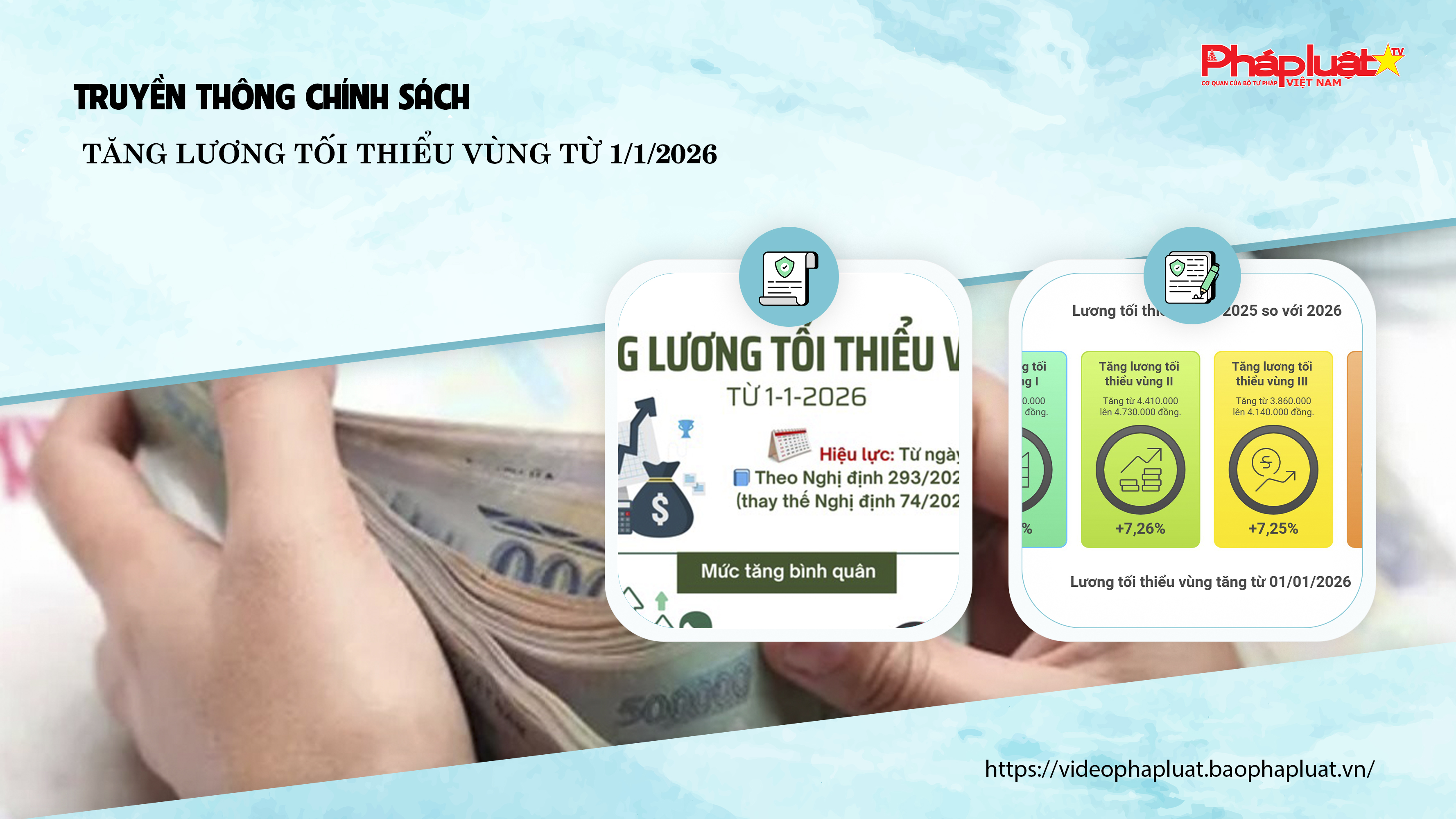 Bản tin Truyền thông chính sách (ngày 14/11/2025): Tăng lương tối thiểu vùng từ 1/1/2026