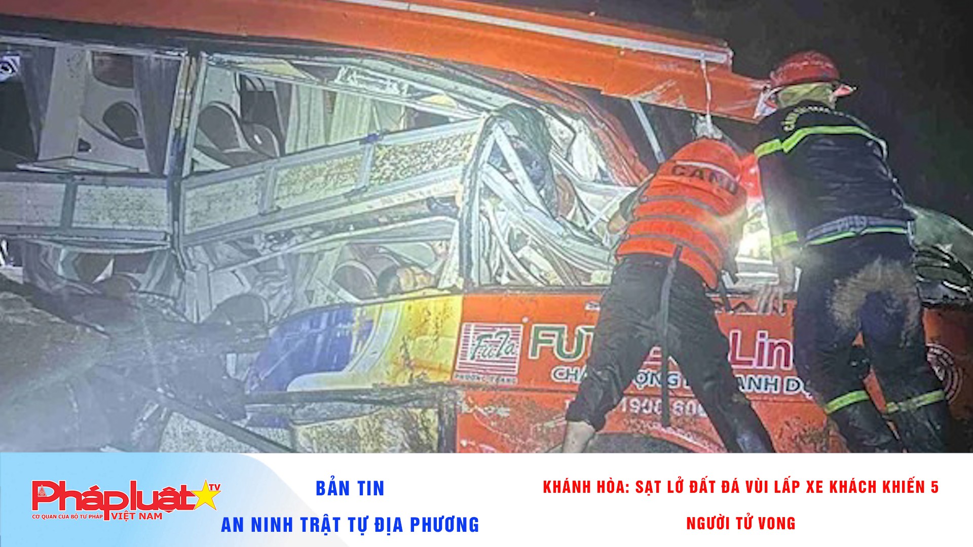 Bản tin An ninh trật tự địa phương (ngày 17/11/2025): Khánh Hòa: Sạt lở đất đá vùi lấp xe khách khiến 5 người tử vong 