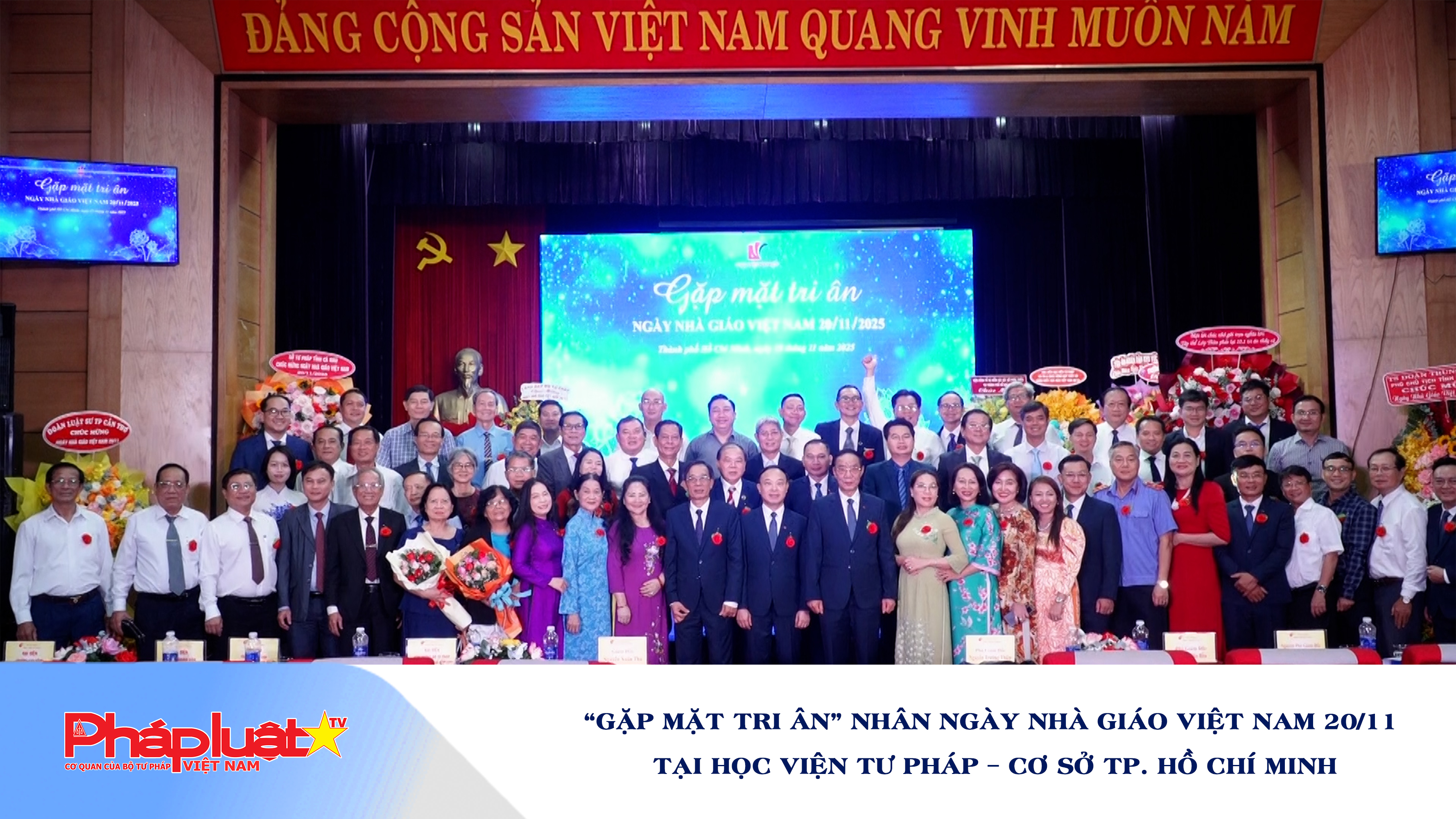 “Gặp mặt tri ân” nhân Ngày Nhà giáo Việt Nam 20/11 tại Học viện Tư pháp – Cơ sở TP. Hồ Chí Minh