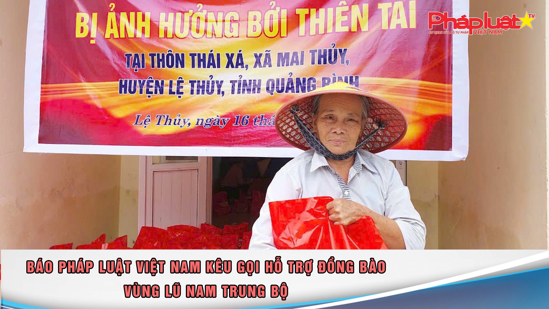 Báo Pháp Luật Việt Nam kêu gọi hỗ trợ đồng bào vùng lũ Nam Trung Bộ