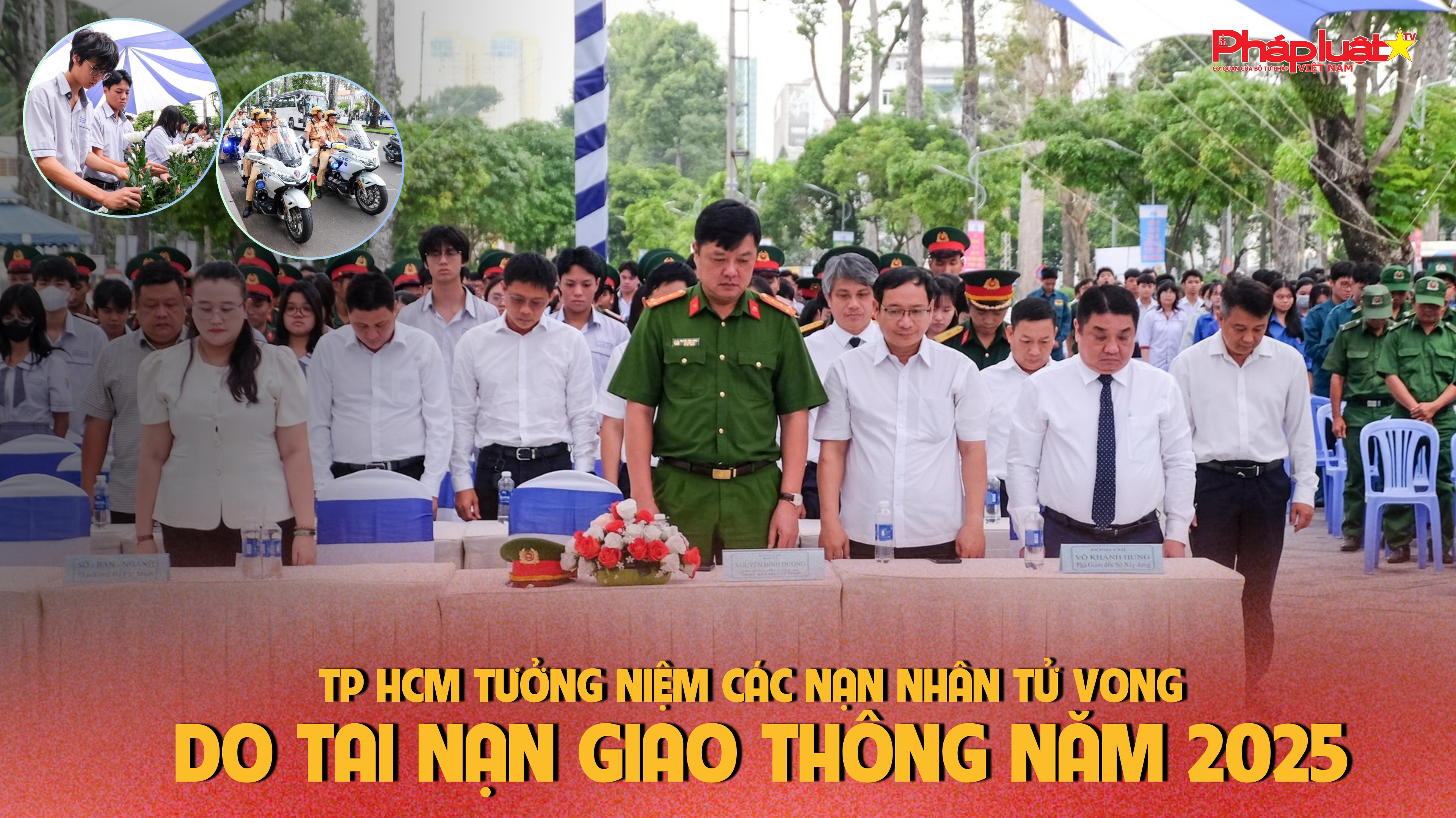  TP HCM tưởng niệm các nạn nhân tử vong do tai nạn giao thông năm 2025