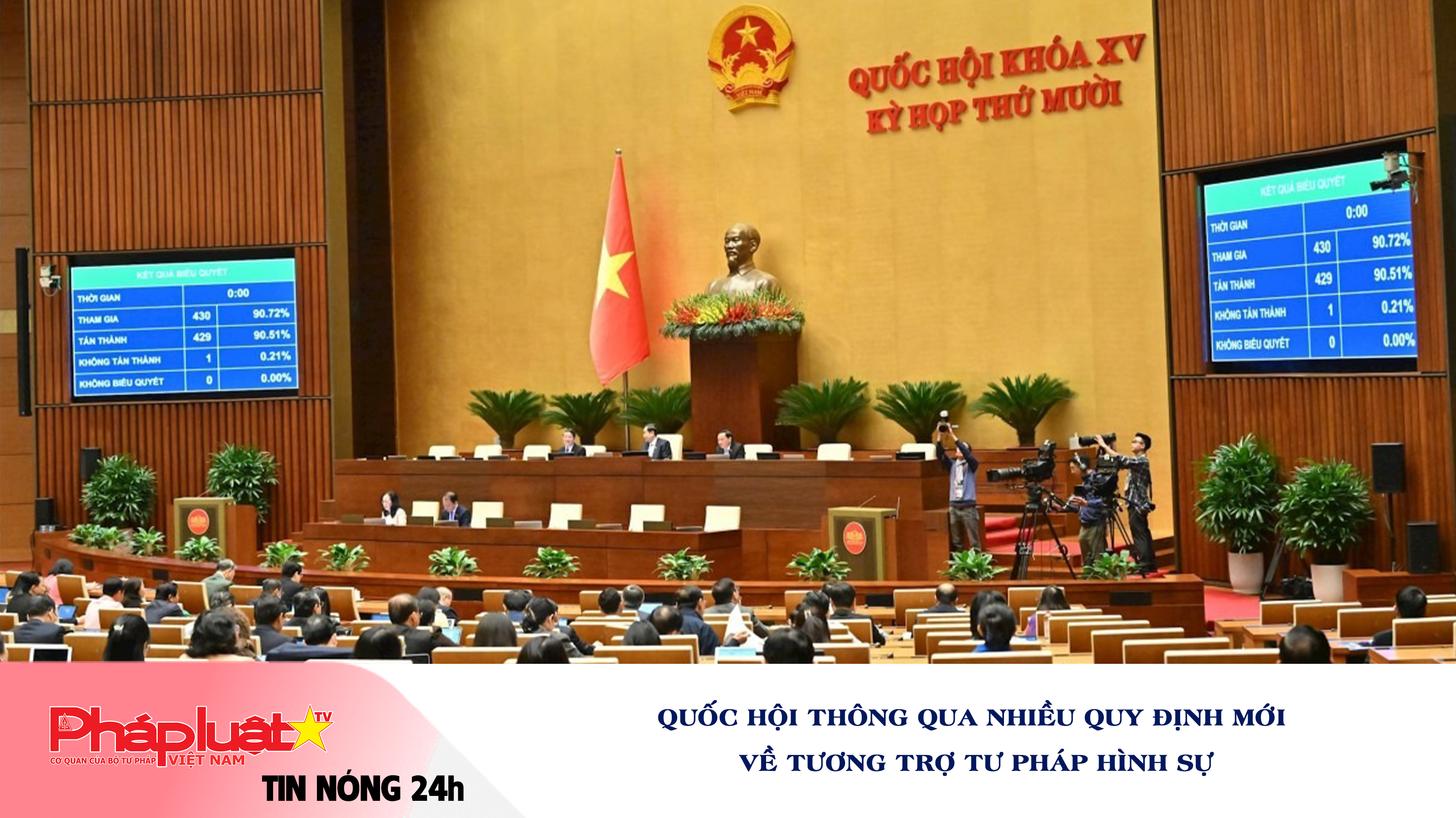 Tin nóng 24h (ngày 26/11/2025): Quốc hội thông qua nhiều quy định mới về tương trợ tư pháp hình sự