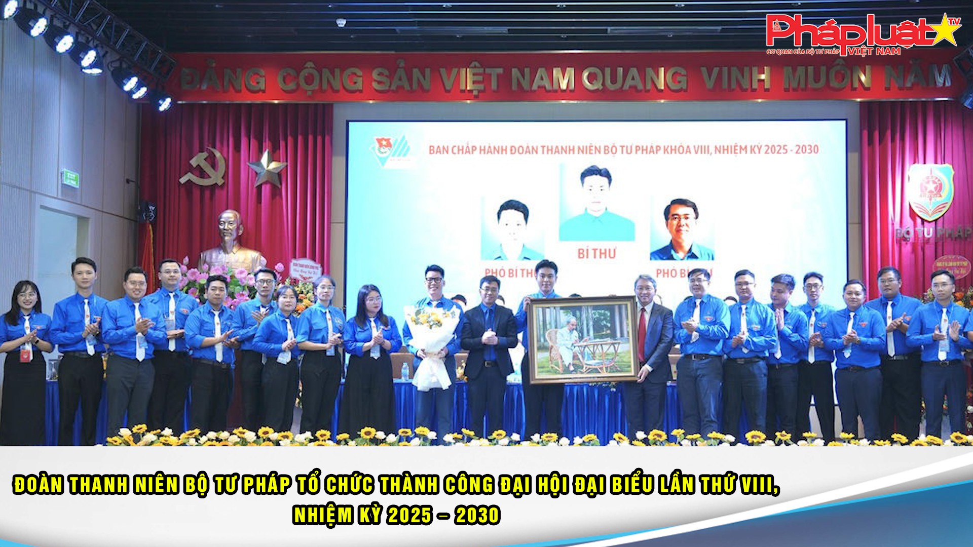 Đoàn Thanh niên Bộ Tư pháp tổ chức thành công Đại hội đại biểu lần thứ VIII, nhiệm kỳ 2025 – 2030