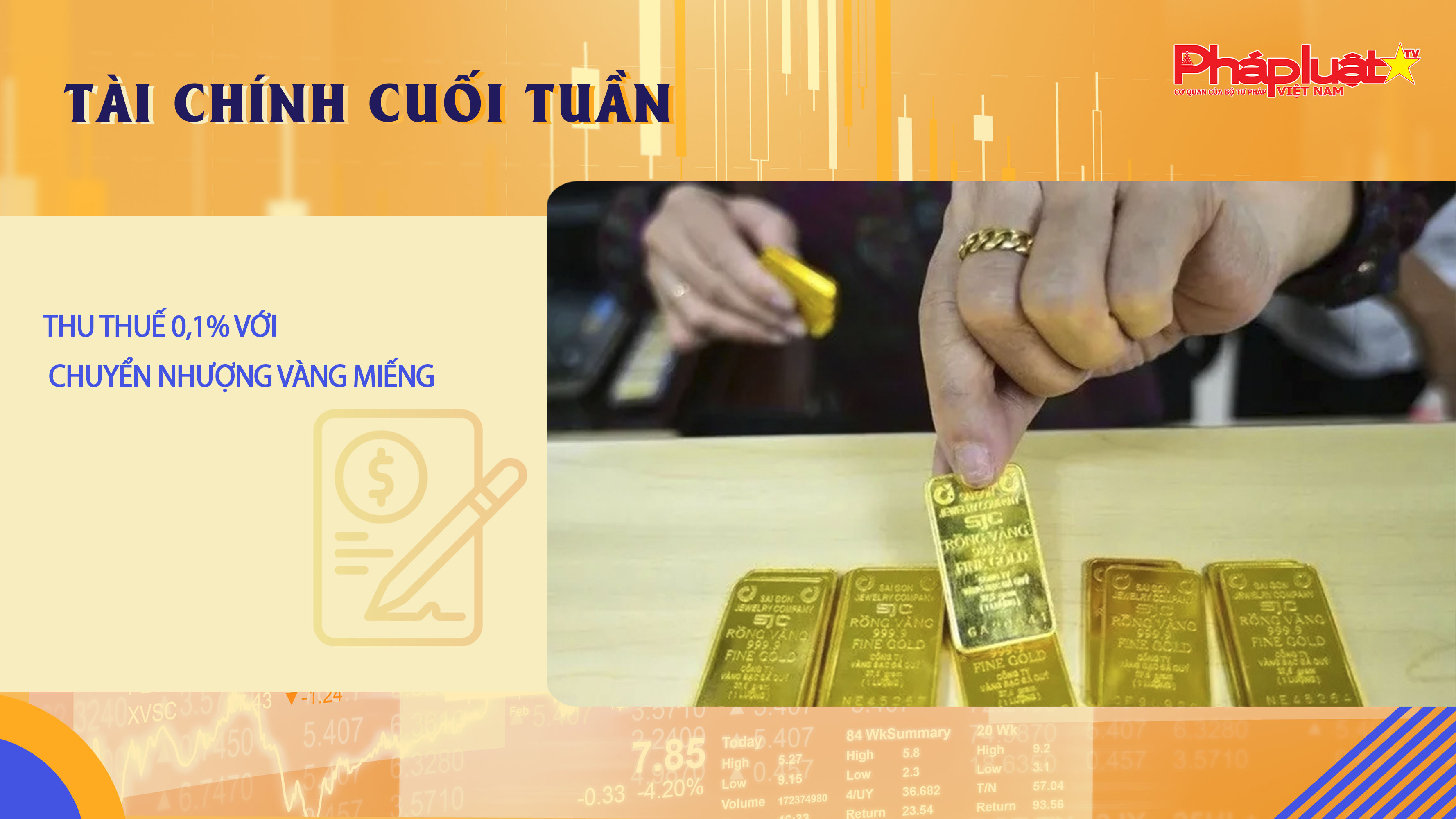 Bản tin Tài chính Cuối tuần (8/12 – 13/12): Thu thuế 0,1% với chuyển nhượng vàng miếng