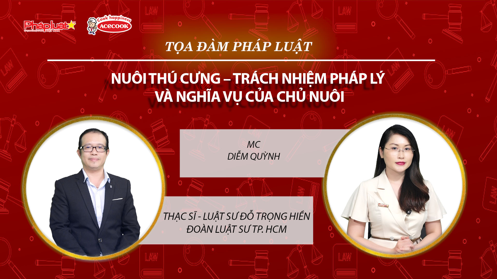 Tọa đàm Pháp Luật Trực Tuyến: Nuôi thú cưng – Trách nhiệm pháp lý và nghĩa vụ của chủ nuôi