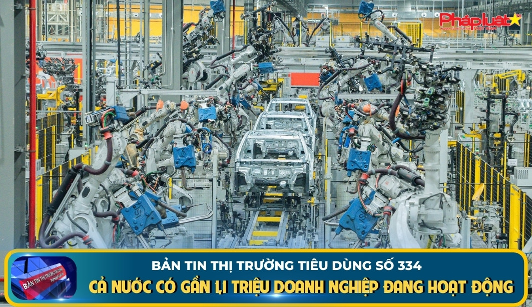 Bản tin Thị trường Tiêu dùng số 334: Cả nước có gần 1,1 triệu doanh nghiệp đang hoạt động