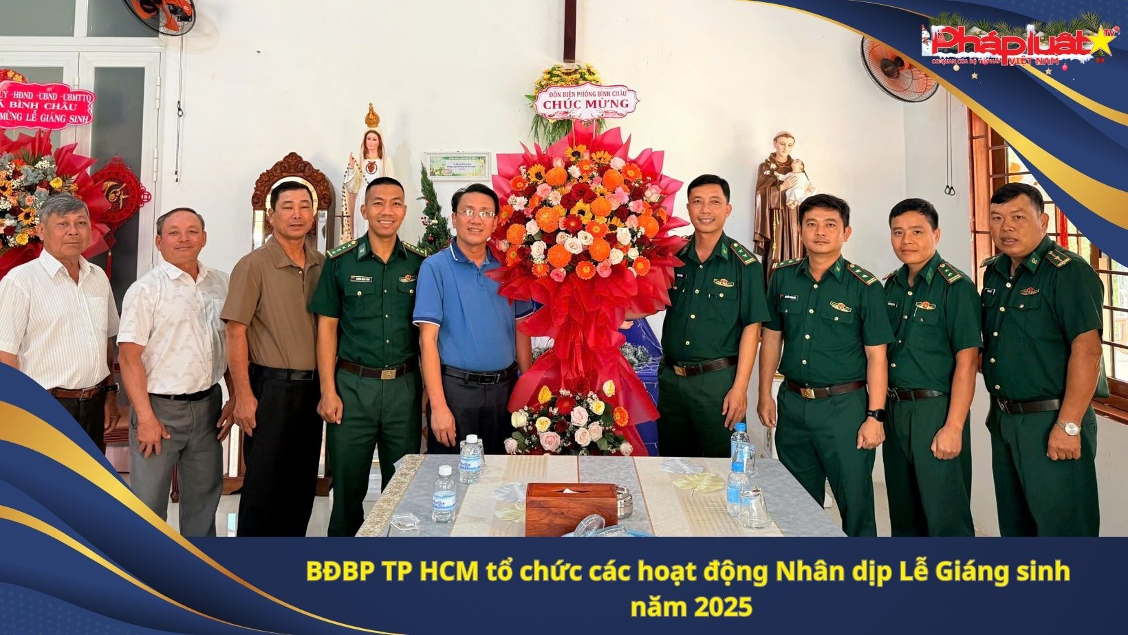 Bộ đội Biên phòng TP. HCM, tổ chức các hoạt động nhân dịp Lễ Giáng sinh năm 2025.