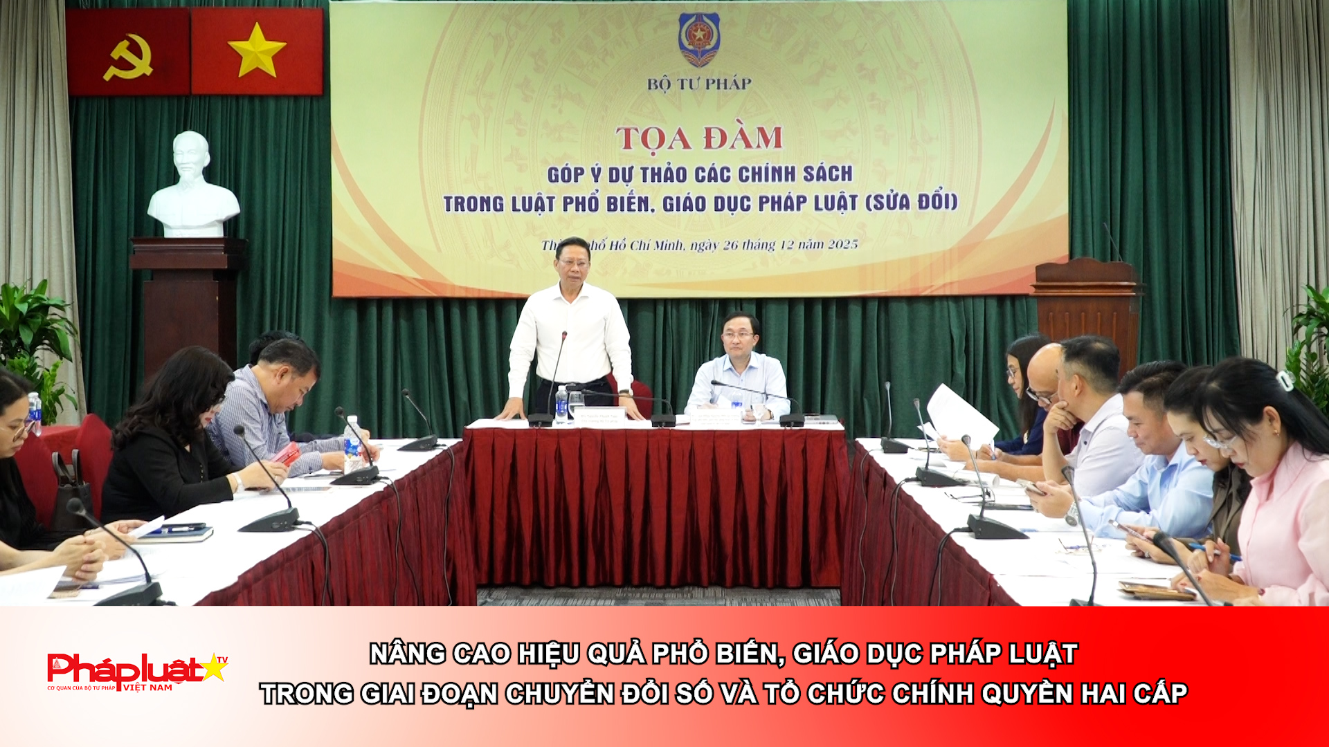 Nâng cao hiệu quả phổ biến, giáo dục pháp luật trong giai đoạn chuyển đổi số và tổ chức chính quyền hai cấp