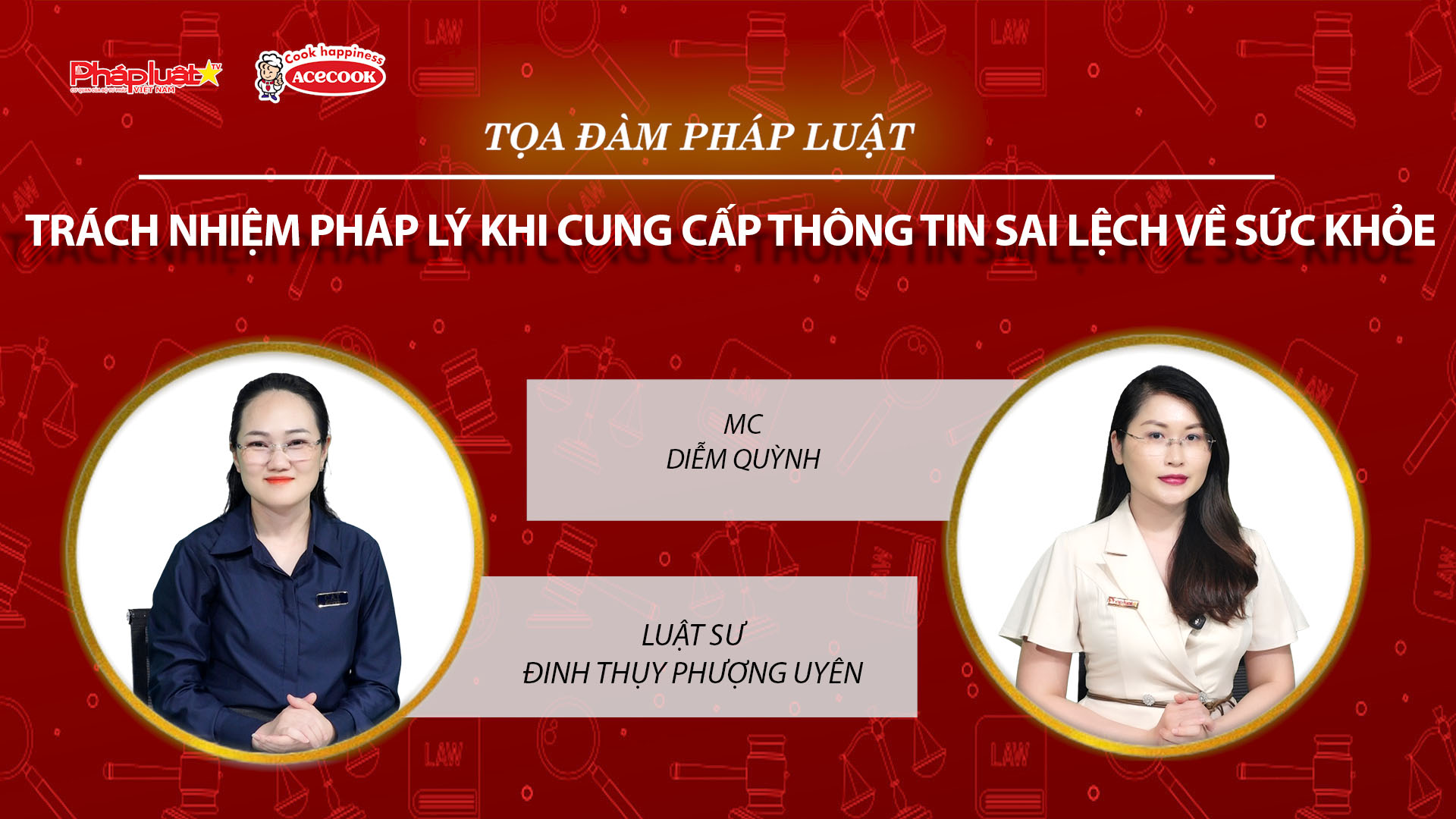 Tọa đàm Pháp Luật Trực Tuyến: Trách nhiệm pháp lý khi cung cấp thông tin sai lệch về sức khỏe
