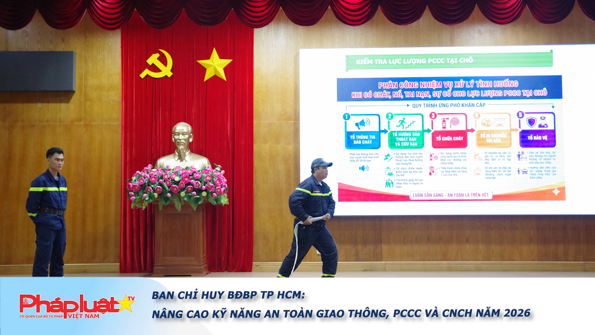 Ban chỉ huy BĐBP TP HCM: Nâng cao kỹ năng an toàn giao thông, PCCC và CNCH năm 2026

