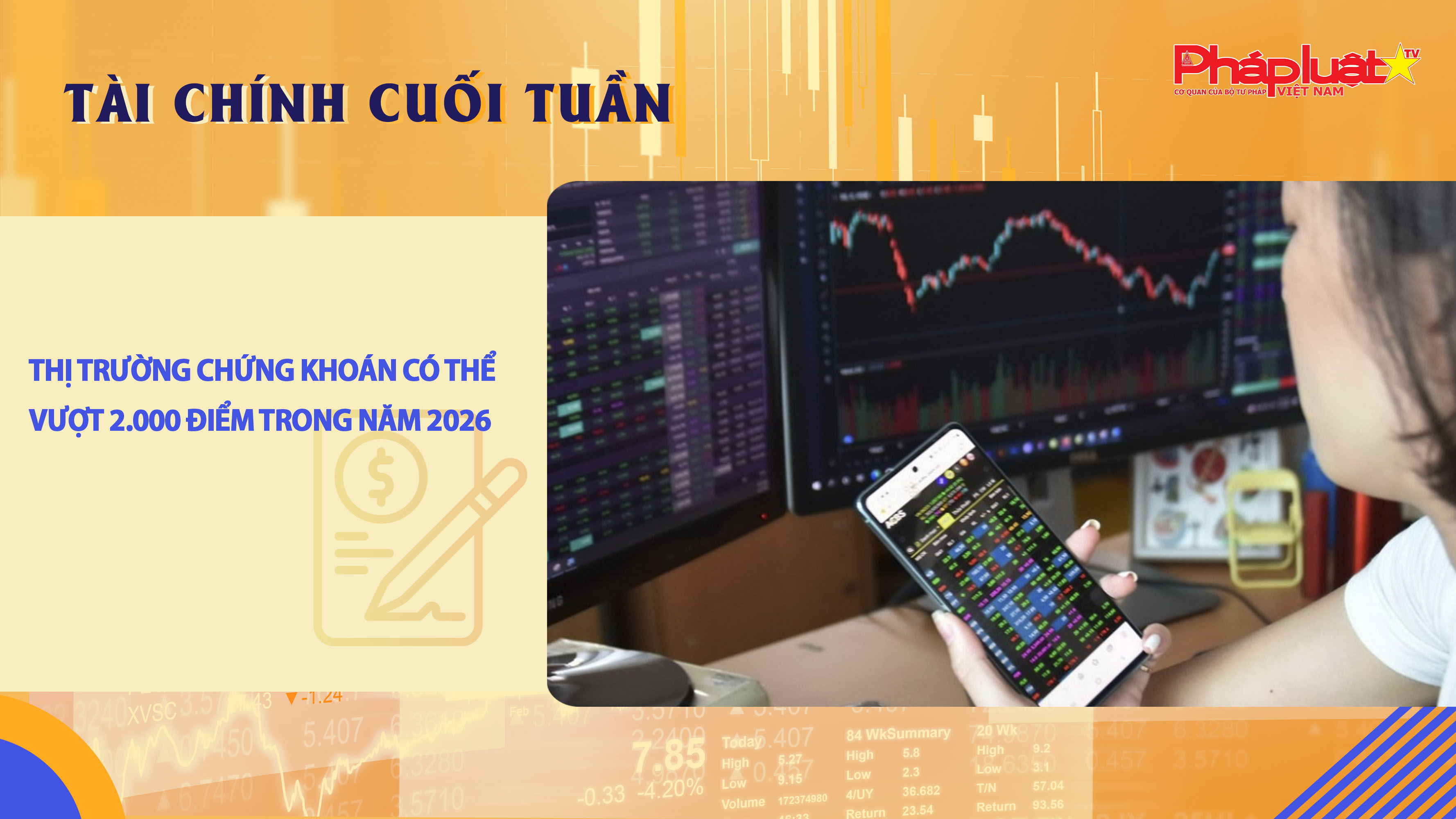 Bản tin Tài chính Cuối Tuần (5/1-10/1): Thị trường chứng khoán có thể vượt 2.000 điểm trong năm 2026