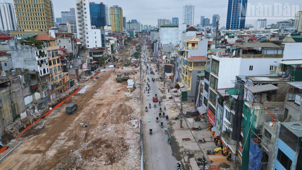 Bản tin Đầu tư công ngày 9/1/2026: Đường Vành đai 1 Hoàng Cầu - Voi Phục, dự kiến thông tuyến trước 15/1/2026