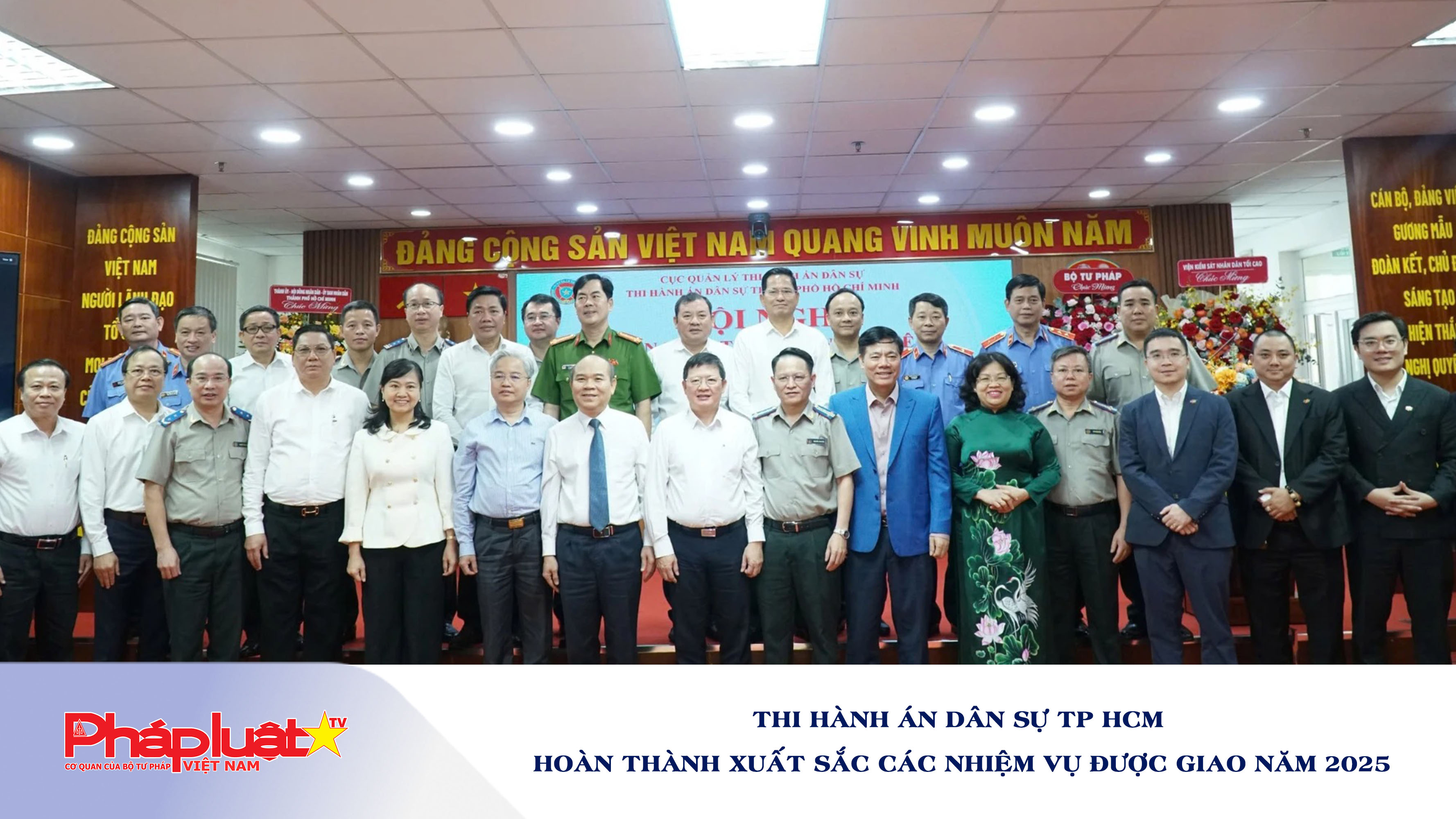 Thi hành án dân sự TP HCM hoàn thành xuất sắc các nhiệm vụ được giao năm 2025